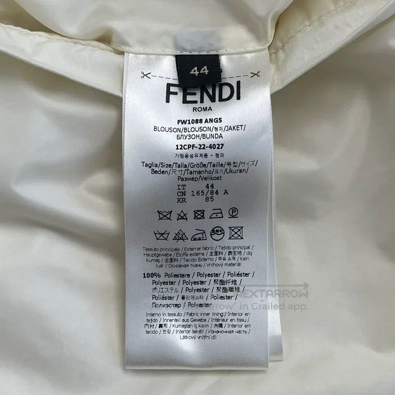 Fendi Fendi White Hooded Jacket, Suitable for Spring and Autumn Size US S / EU 44-46 / 1 - 8 Thumbnail