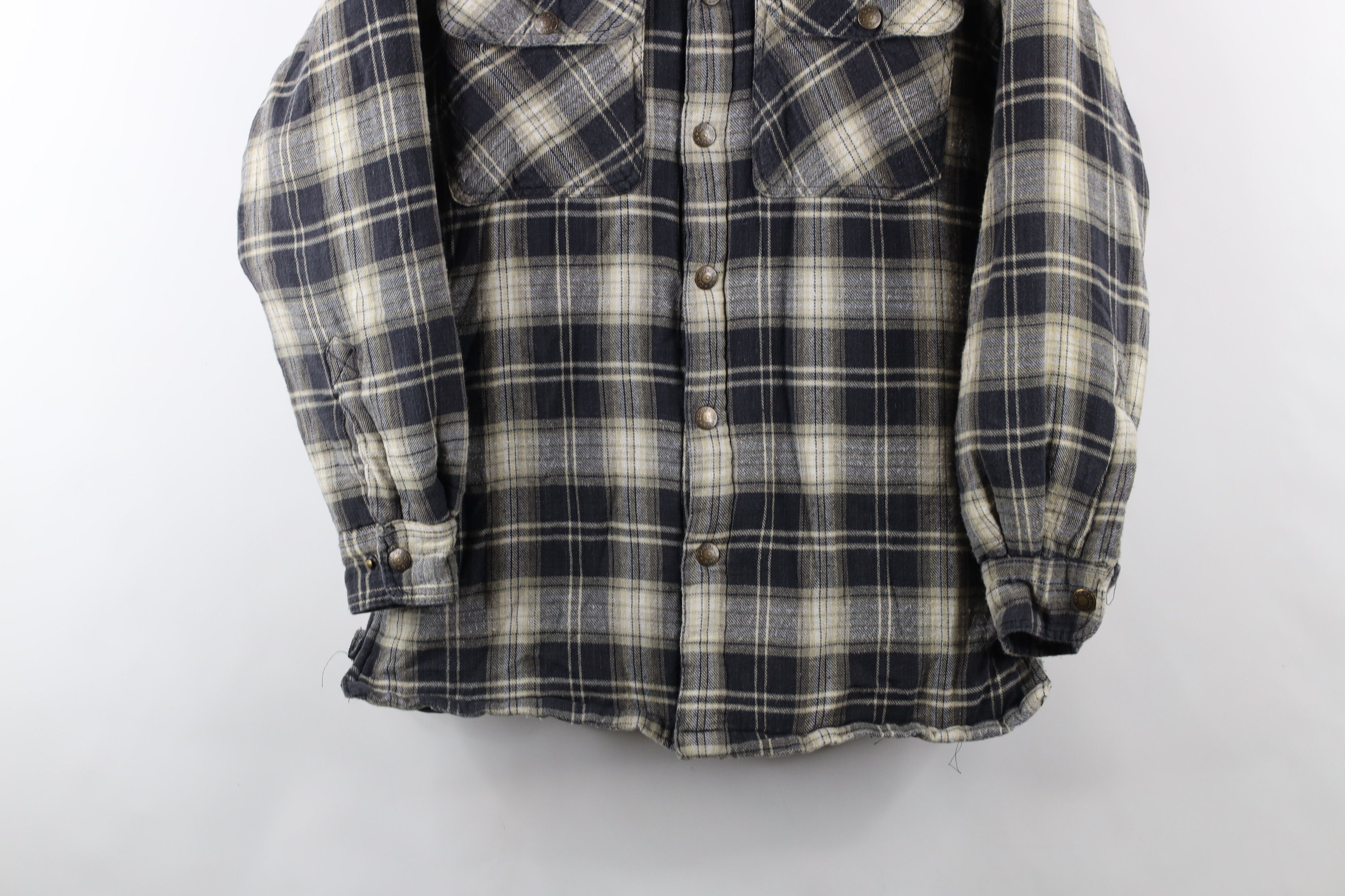 Vintage Vintage 90s Y2K Streetwear Flannel Button Shirt Jacket Size US M / EU 48-50 / 2 - 3 Thumbnail
