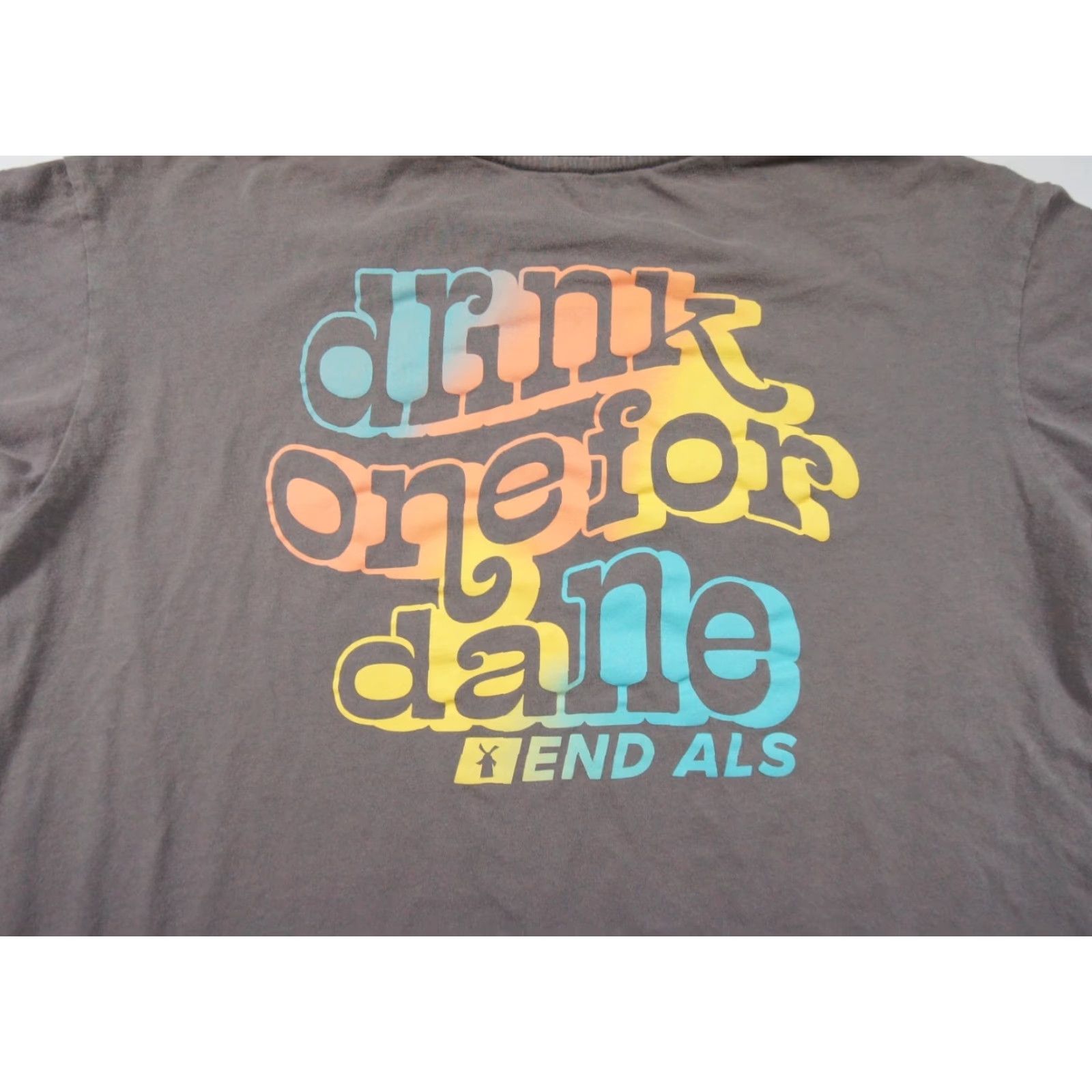 Vintage VINTAGE Dutch Bros Coffee Shirt Women's T-Shirt Adult Large Gray Short Sleeve Crew Neck Pullover Casual Travel ASL Awareness Womens Size L / US 10 / IT 46 - 2 Thumbnail