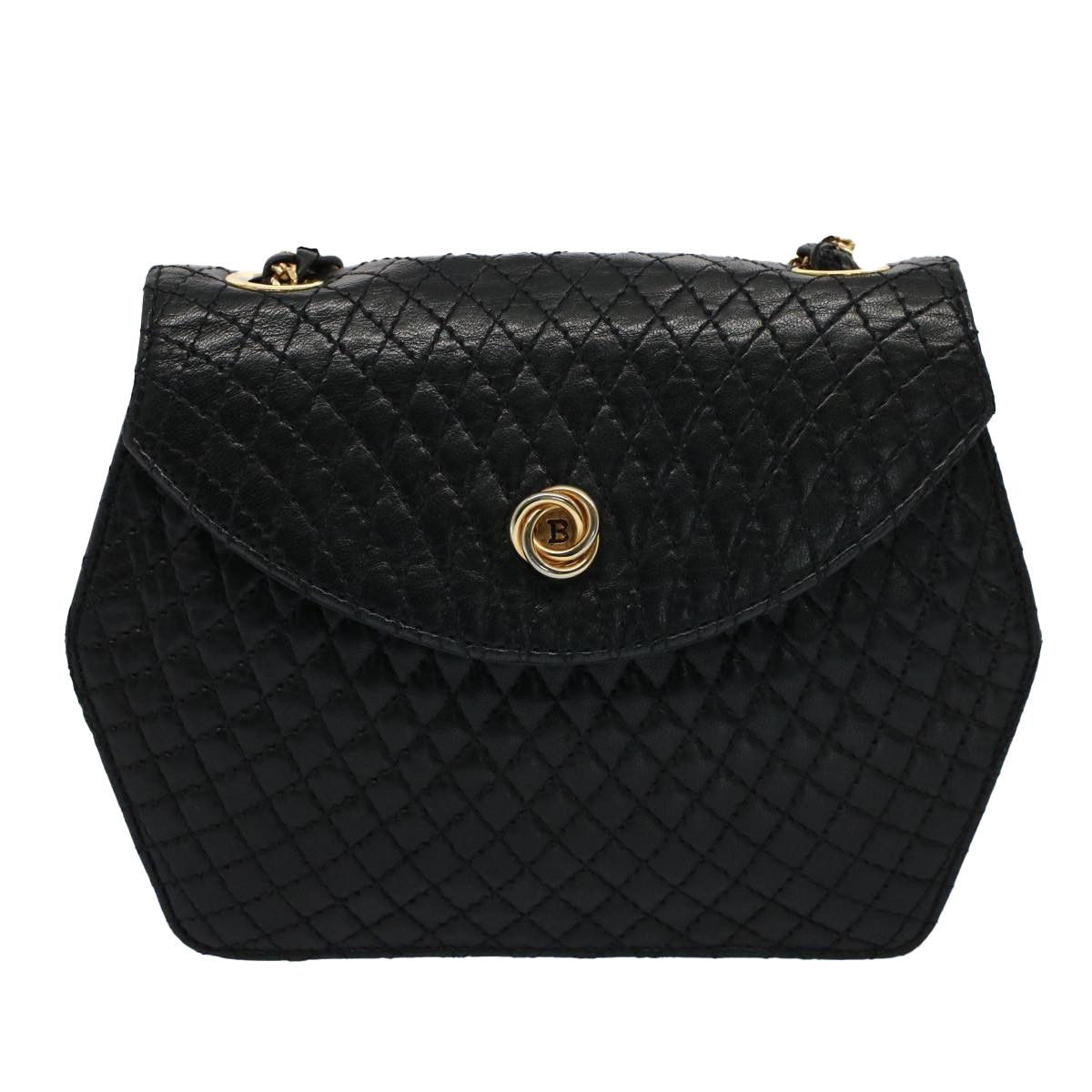 Bally Black Leather Shoulder Bag (Pre-Owned) Size ONE SIZE - 1 Thumbnail