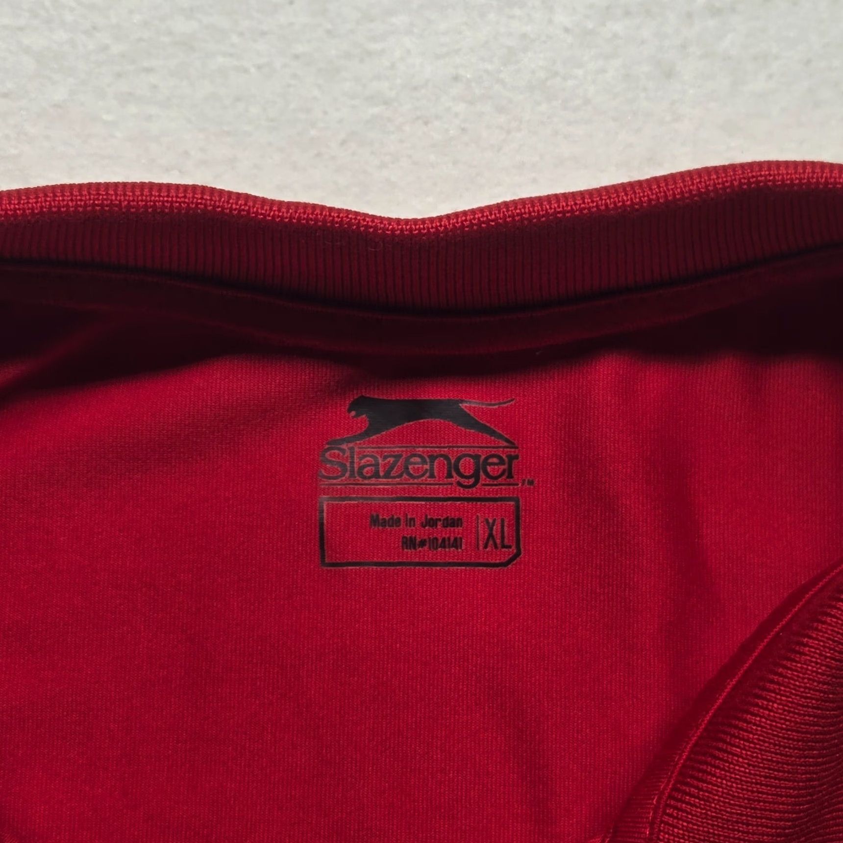 Vintage SLAZENGER Polo Shirt Pink Solid Short Sleeve Adult Women XL Shirt Women Pink XL Striped? Wait no. Size XL / US 12-14 / IT 48-50 - 3 Thumbnail