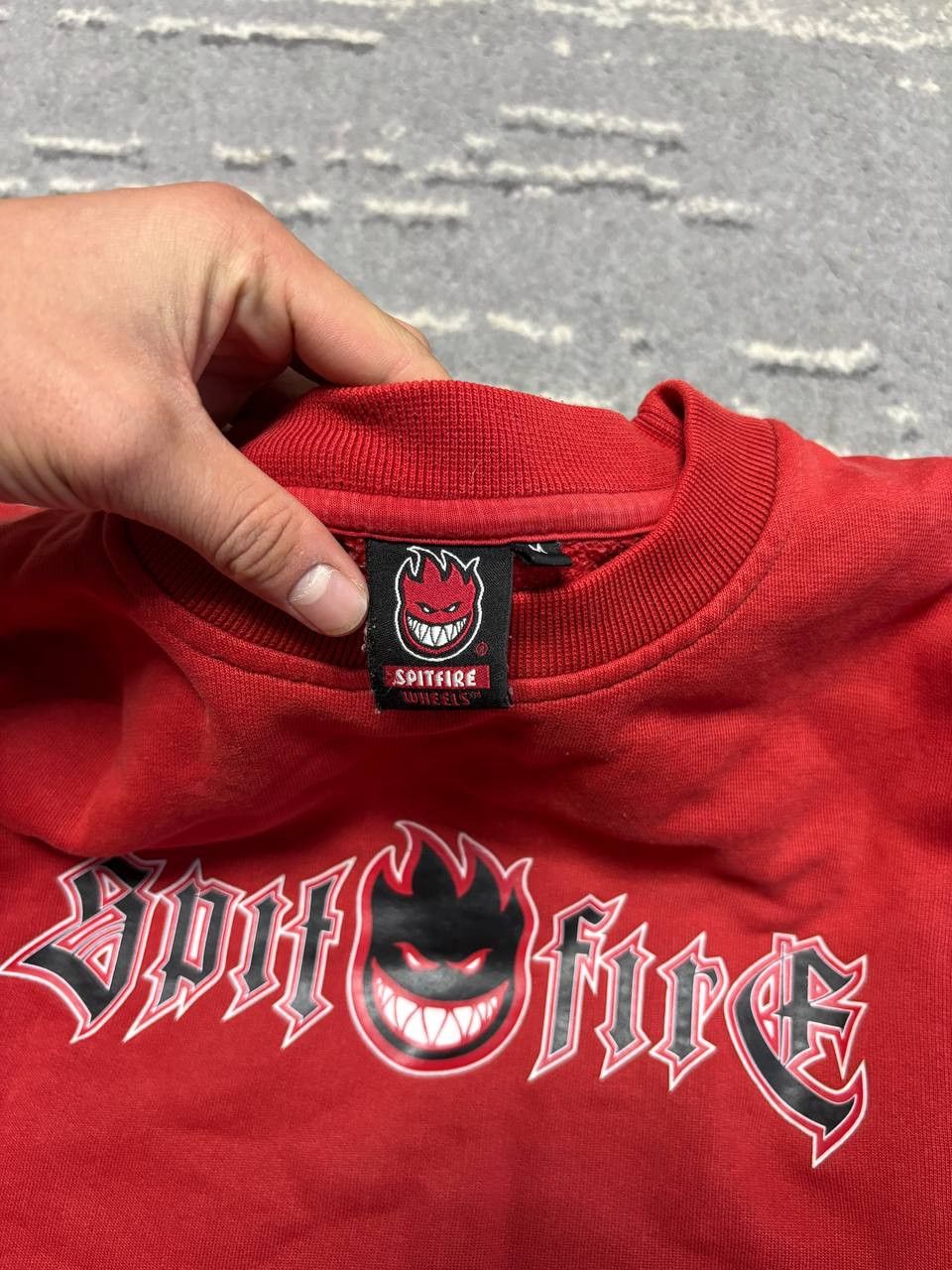 Spitfire 👕 Spitfire Skate Crewneck — Red Flamehead Edition Size US M / EU 48-50 / 2 - 3 Thumbnail