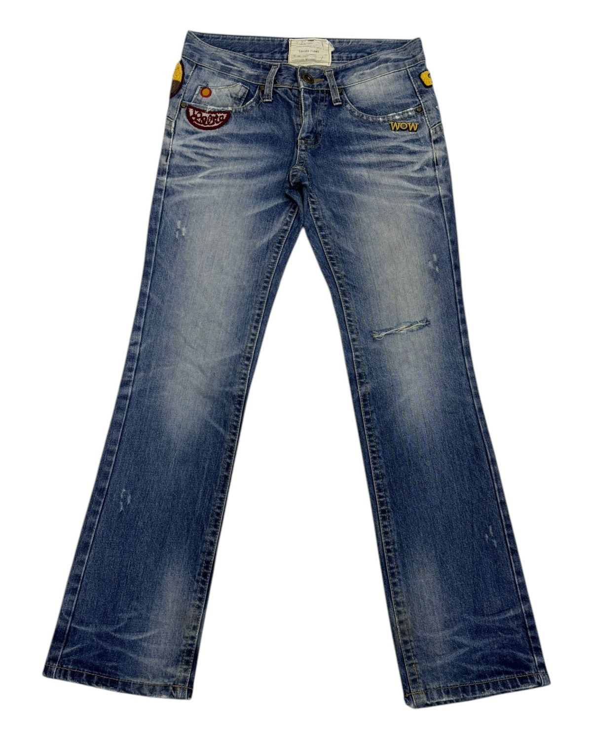Kapital Lolita Club By Concert Club Bootcut Denim Jeans Size US 31 - 2 Thumbnail