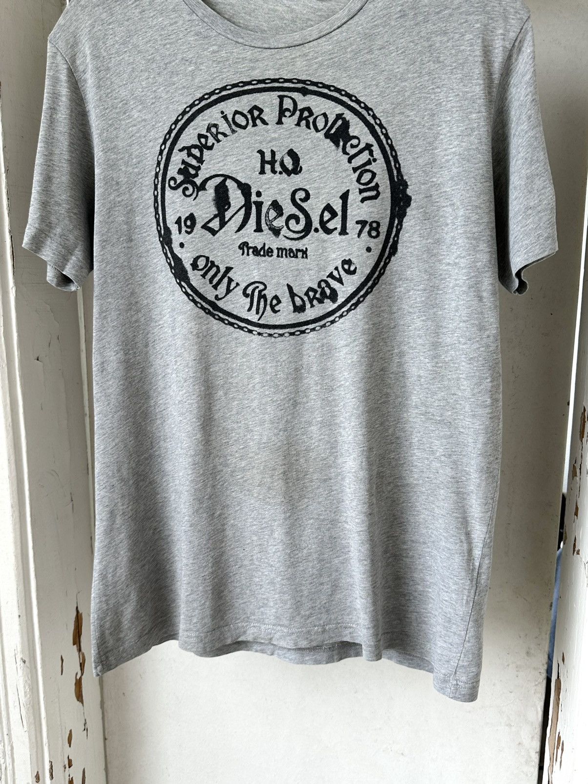 Diesel Vintage Diesel Gray T-shirt Size US M / EU 48-50 / 2 - 3 Thumbnail
