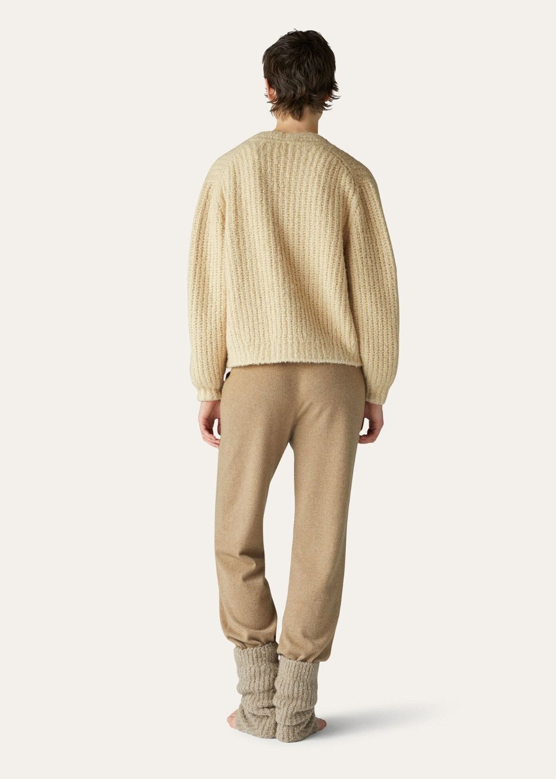 Loro Piana o1srvl11e1125 FAN3441 Cocooning Cardigan in Beige Size XS / US 0-2 / IT 36-38 - 2 Thumbnail