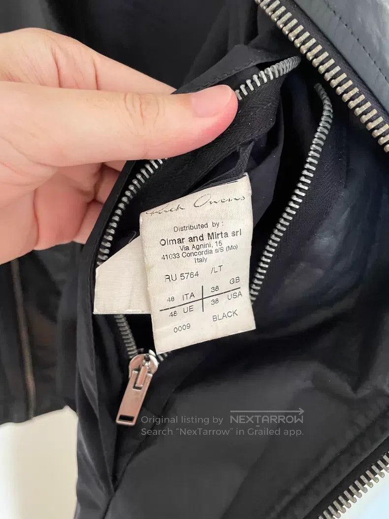 Rick Owens Rick Owens Leather jacket Size US M / EU 48-50 / 2 - 2 Thumbnail