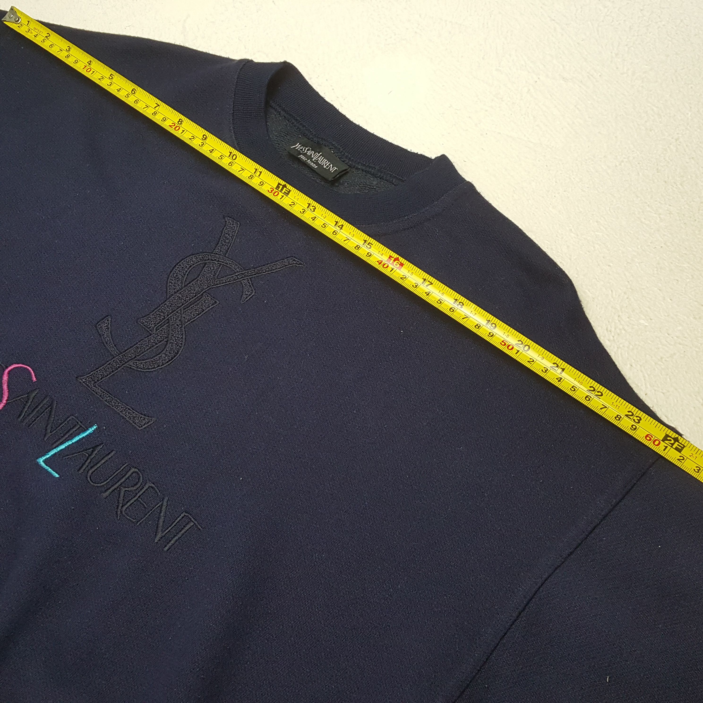Yves Saint Laurent Yves Saint Laurent Fashion Brand Sweatshirt C302N12 Size US L / EU 52-54 / 3 - 4 Thumbnail