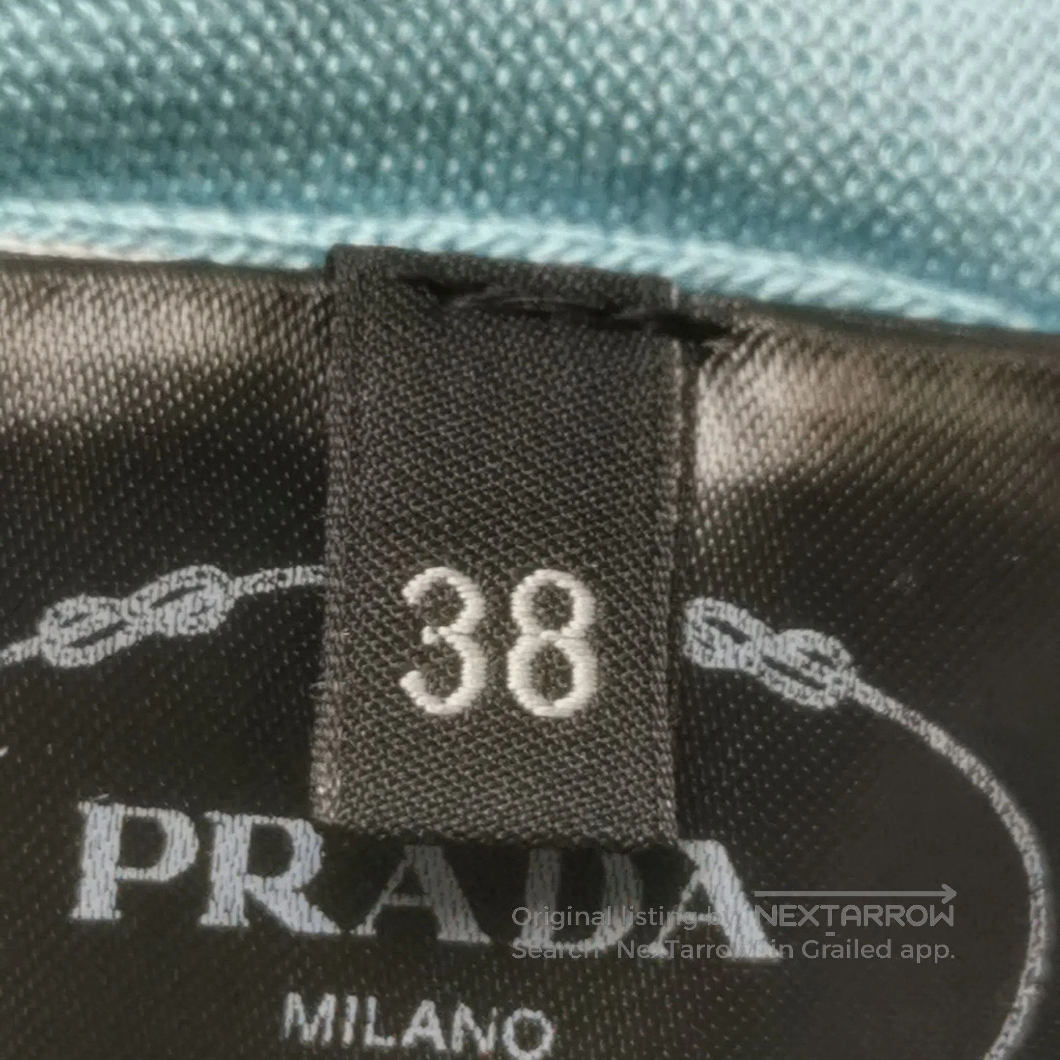 Prada Prada Striped Silk Polo Dress in Brown and Blue . Size S / US 4 / IT 40 - 6 Thumbnail