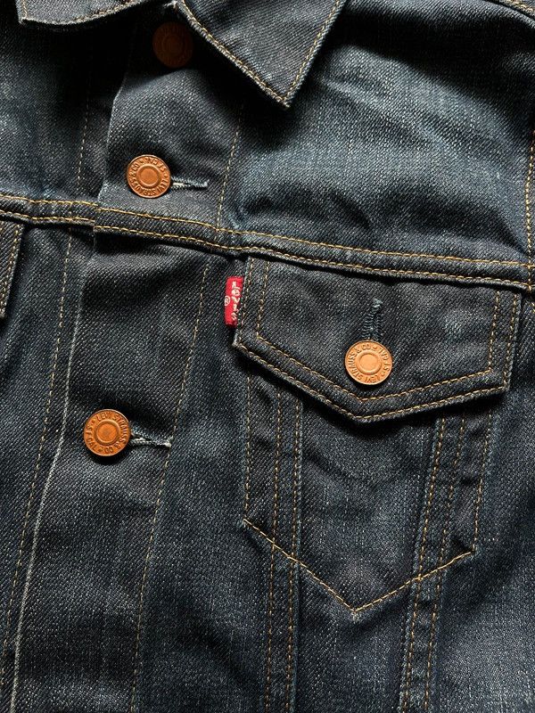 Levi's Levi’s Women Jacket Sz S 2009 Raw Denim Jacket Turkey Size S / US 4 / IT 40 - 3 Thumbnail