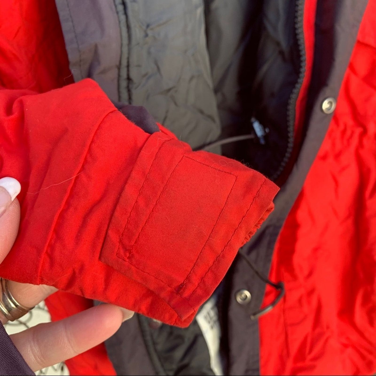 Woolrich Woolen Mills Vintage 90s Woolrich red winter ski coat jacket parka MEDIUM Size US M / EU 48-50 / 2 - 10 Thumbnail