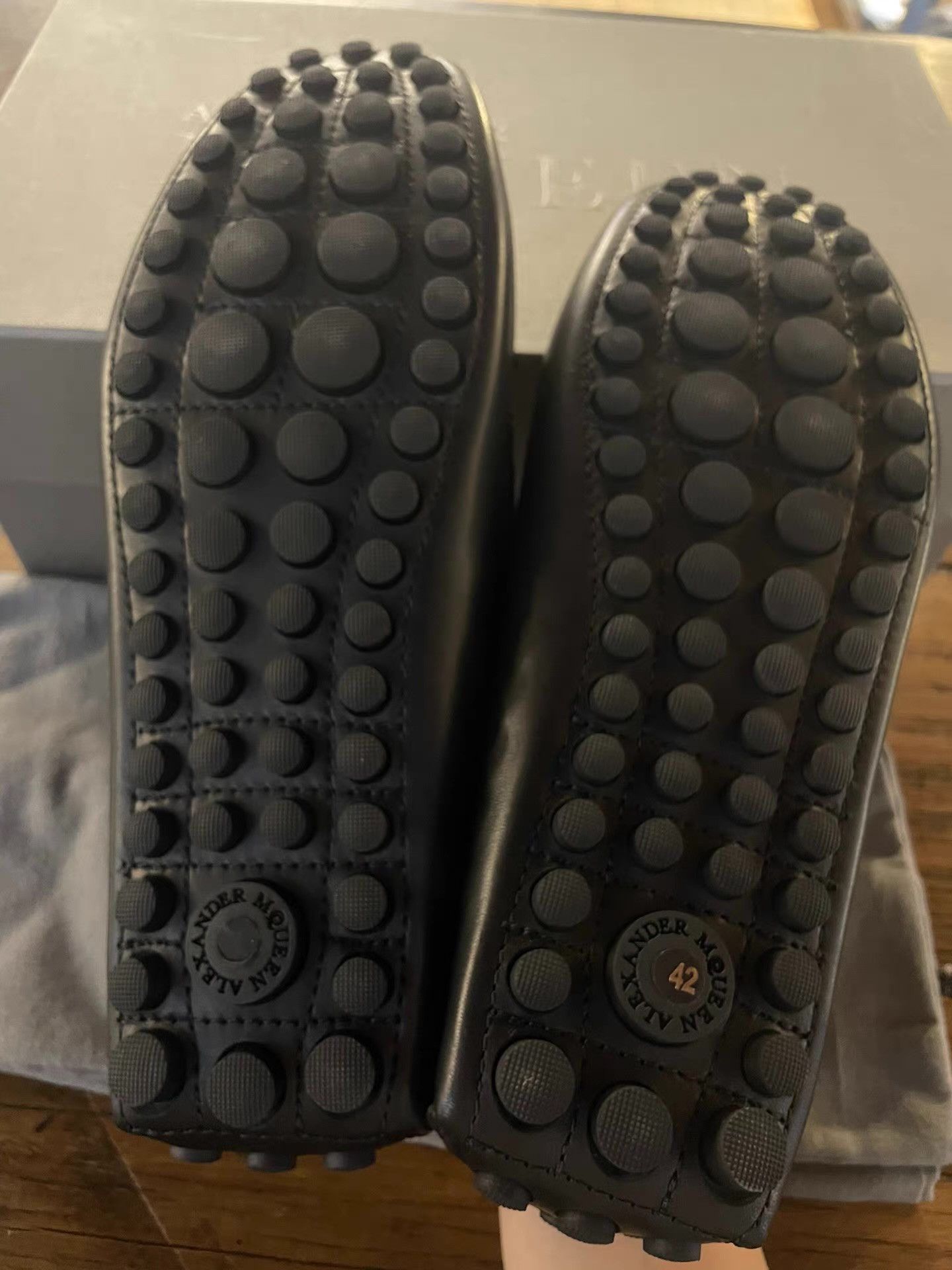 Alexander McQueen Alexander McQueen Calfskin Fringed Skull Driving ShoesＱ25 Size US 8 / EU 41 - 5 Thumbnail