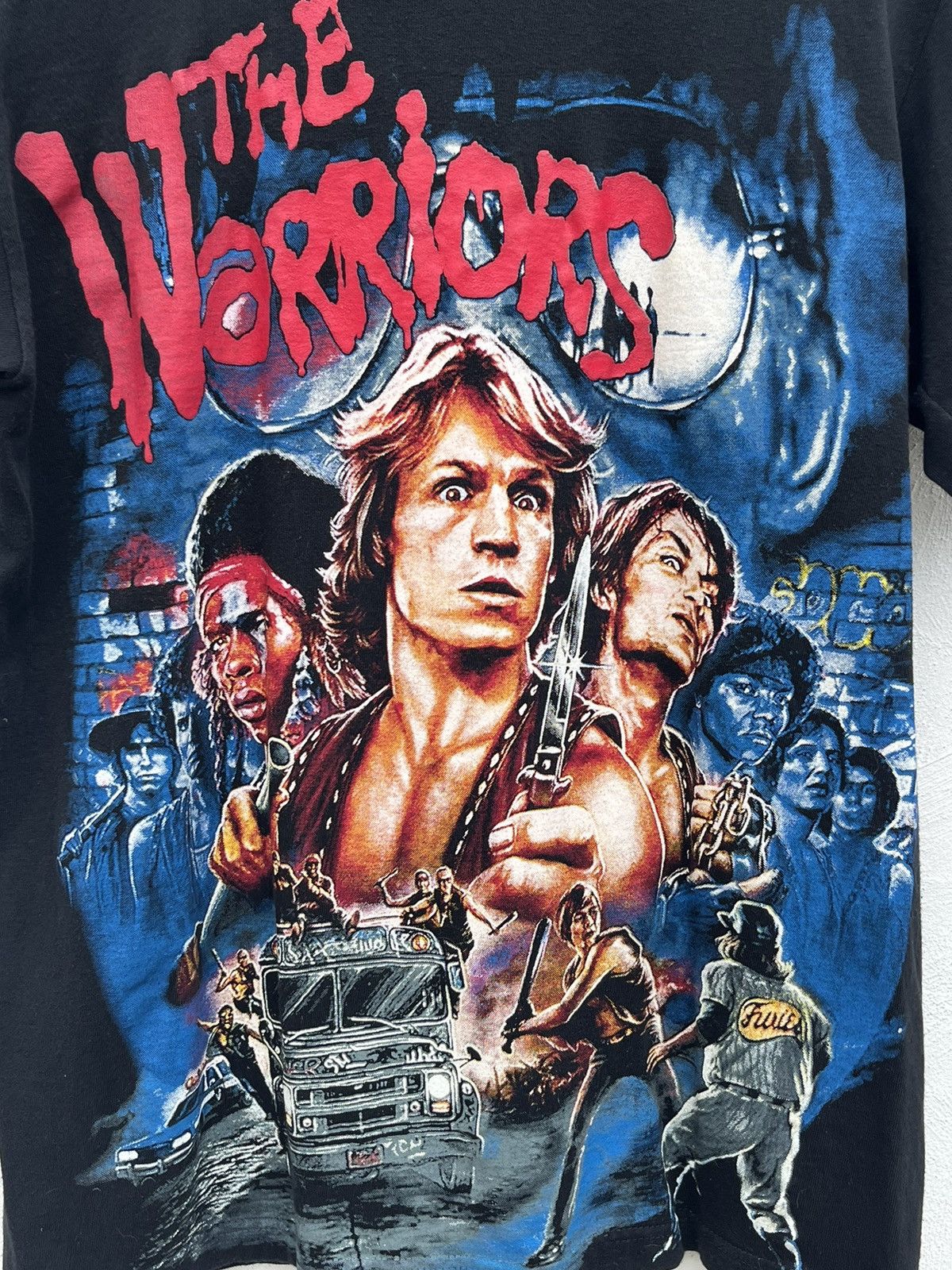 Vintage The Warriors Big Print Tee Size US M / EU 48-50 / 2 - 2 Thumbnail