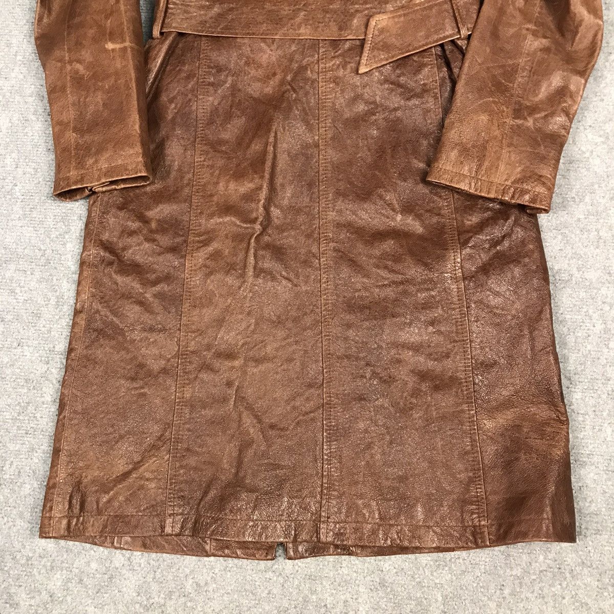 14th Addiction × If Six Was Nine × Tornado Mart TORNADO MART LEATHER LONG JACKET WOMAN IFSIXWASNINE STYLE Size XS / US 0-2 / IT 36-38 - 9 Thumbnail