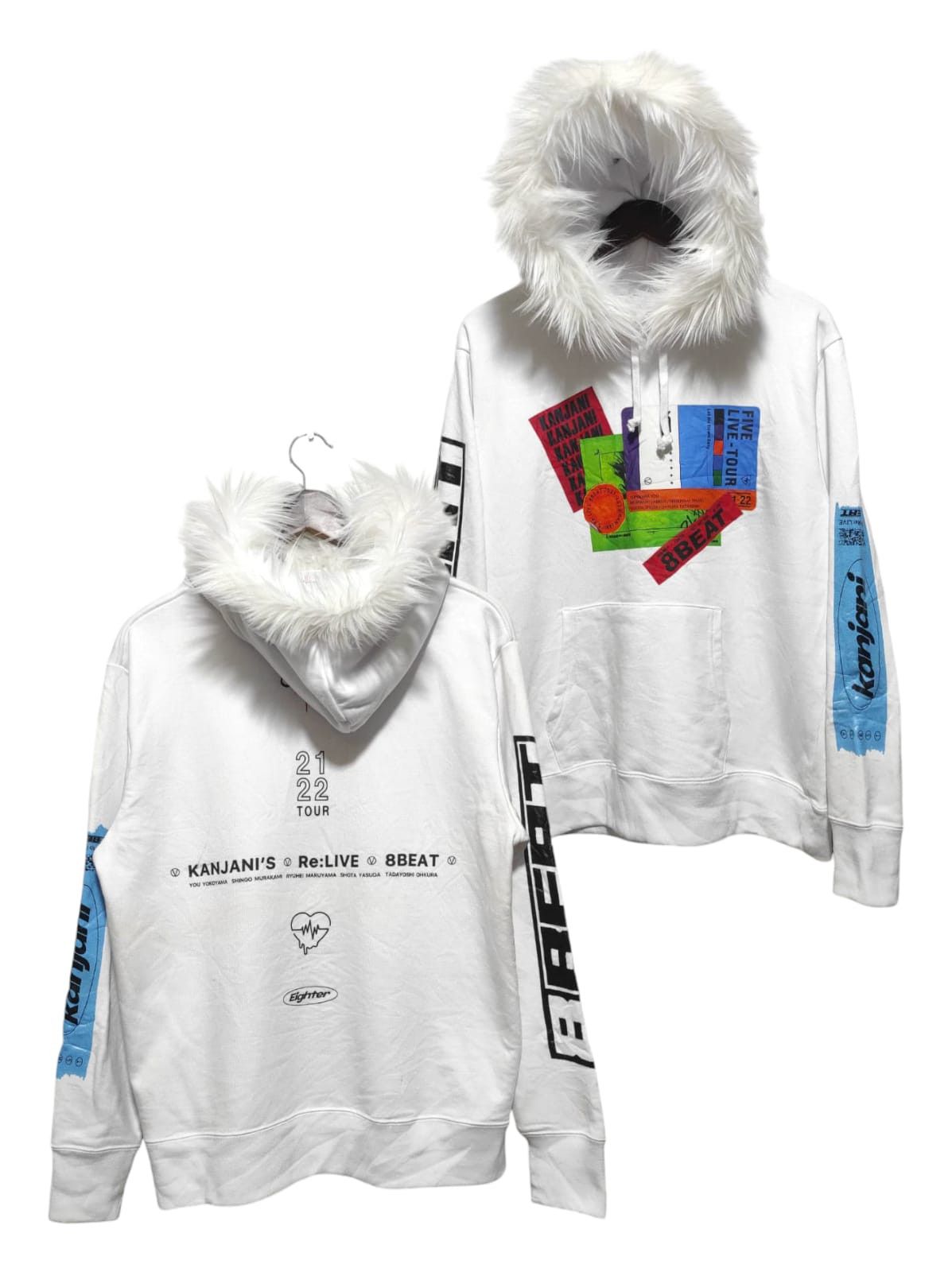 Band Tees Kanjani 8 Beat Tour Fur Hoodie IfSixWasNine LGB style white Size US M / EU 48-50 / 2 - 1 Thumbnail
