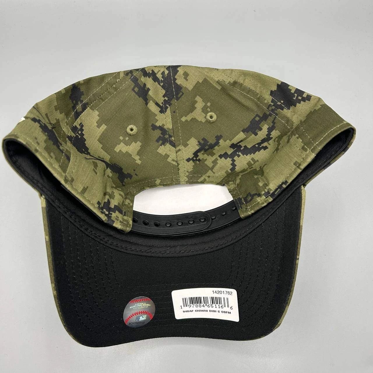 New Era Chicago White Sox Hat Men Camo Snap Back Cotton New A-Frame Size ONE SIZE - 3 Thumbnail