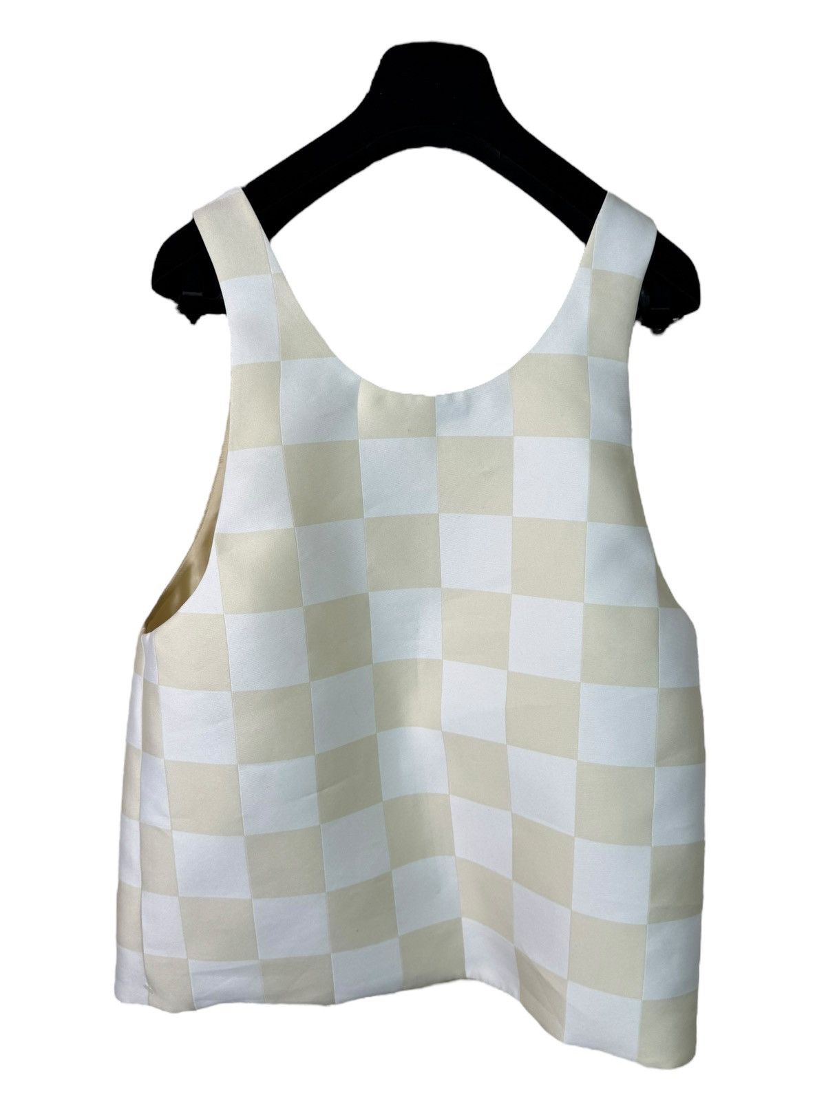 Versace Versace Men’s Checked Top White Beige Size M - New Size US M / EU 48-50 / 2 - 7 Thumbnail