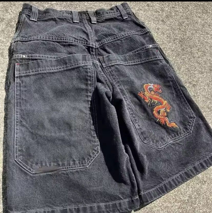Other × Vintage Y2K Baggy Jorts Denim Shorts 2000s vintage Streetwear Size US 32 / EU 48 - 3 Thumbnail