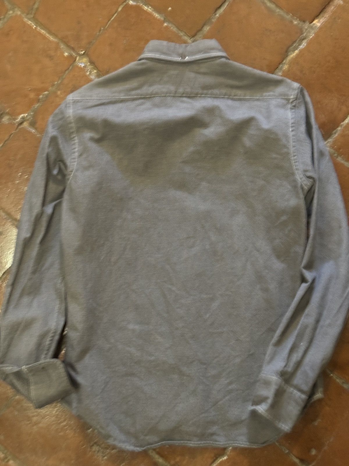 Taylor Stitch Taylor Stitch Dress shirt in heavy grey cotton Size US XS / EU 42 / 0 - 6 Thumbnail