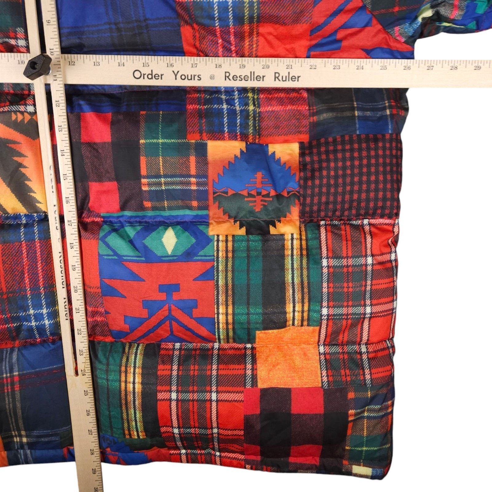 Polo Ralph Lauren Polo Ralph Lauren Patchwork Down Puffer Aztec Jacket XLT Size US XL / EU 56 / 4 - 11 Thumbnail