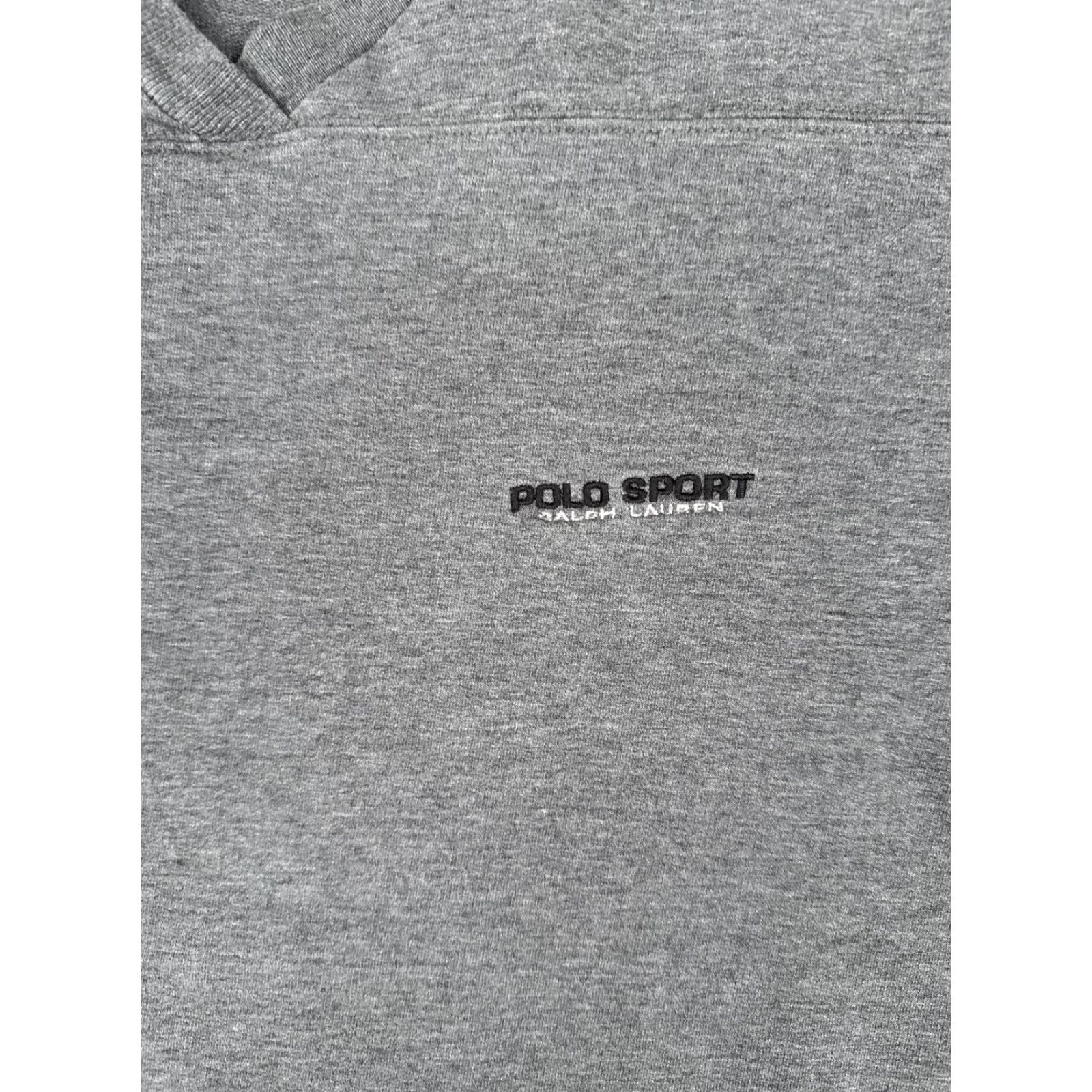 Polo Ralph Lauren Polo Ralph Lauren Polo Sport Sweater Mens Small Gray V-Neck Logo Cotton Pullover Size US S / EU 44-46 / 1 - 6 Thumbnail