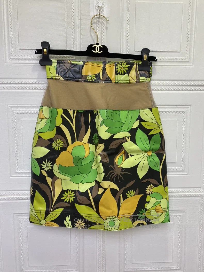 Fendi Fendi Print patchwork skirt Size 24" / US 00 / IT 34 - 1 Thumbnail