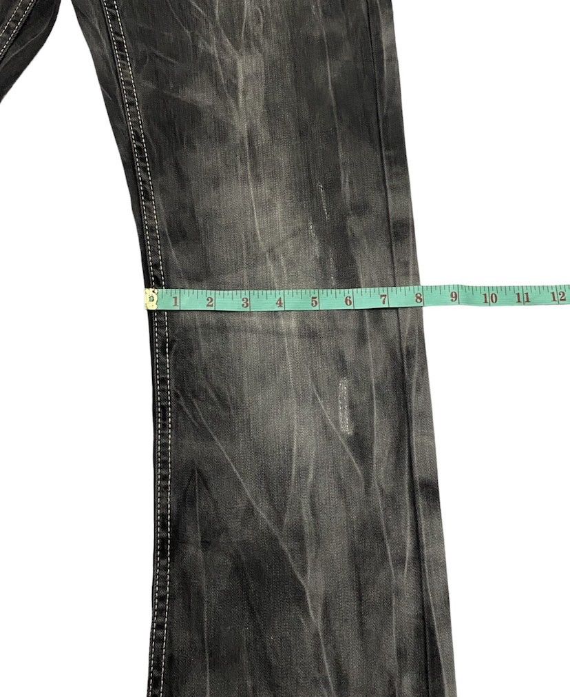 If Six Was Nine × Japanese Brand Semanticdesign Flare Smoke Wash Denim Pants Size US 30 / EU 46 - 9 Thumbnail