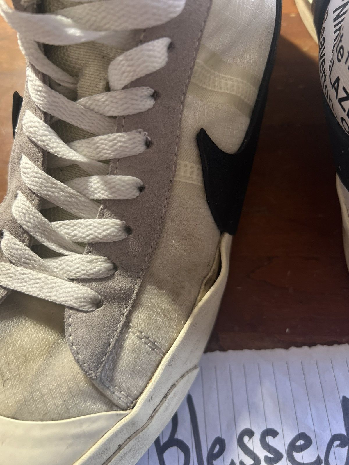 Nike × Off-White Off-White Blazer Mid White Size US 10 / EU 43 - 7 Thumbnail