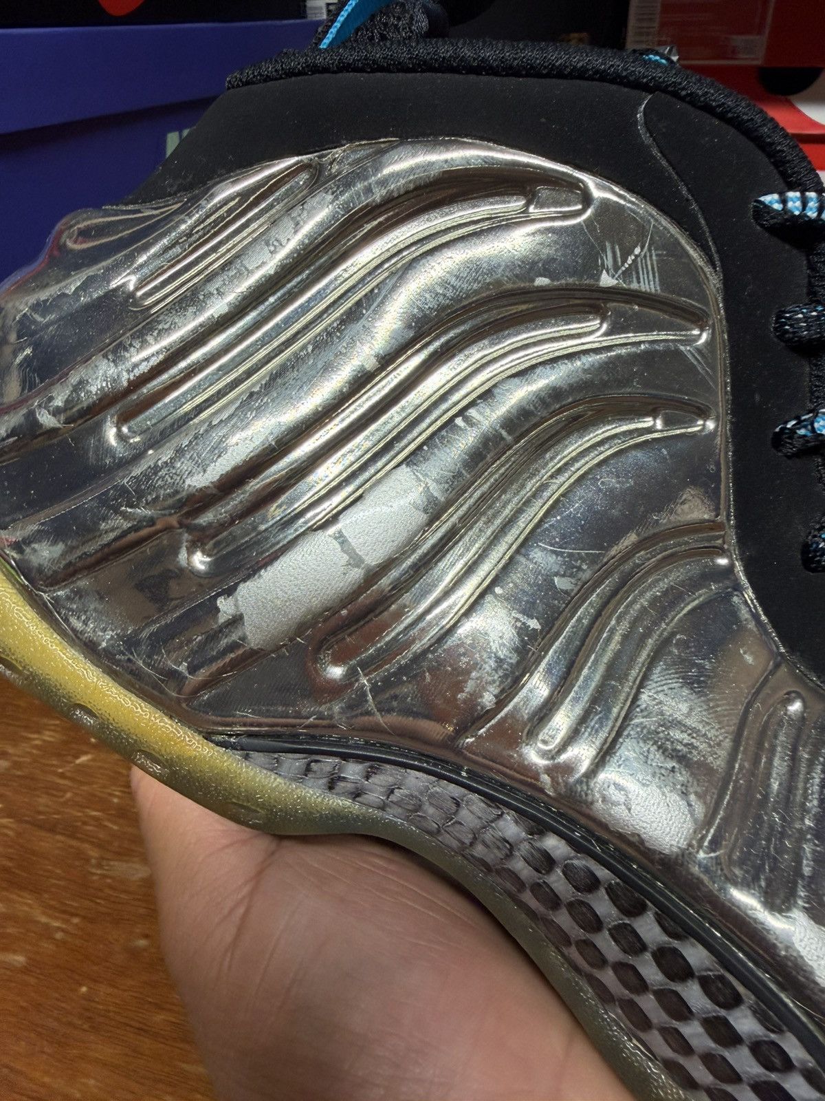 Nike Nike Air Foamposite One QS All-Star Chromeposite size 10.5 Size US 10.5 / EU 43-44 - 8 Thumbnail