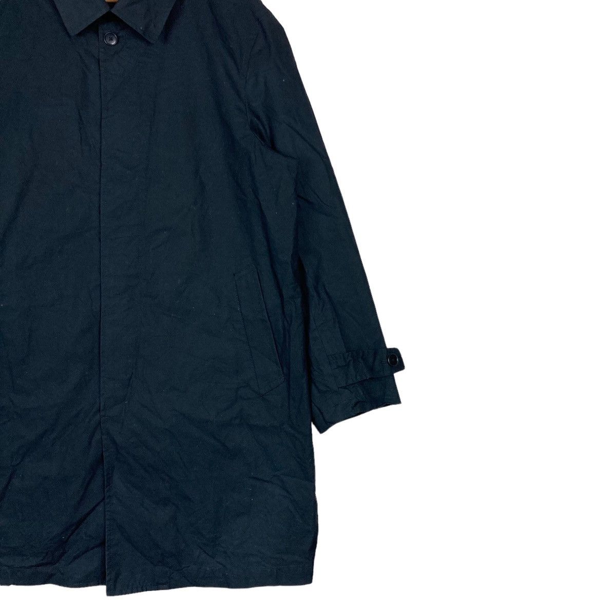 Hiroko Koshino Homme Vintage Hiroko Koshino Hidden Flat Button Trench Coat Long Size US L / EU 52-54 / 3 - 3 Thumbnail