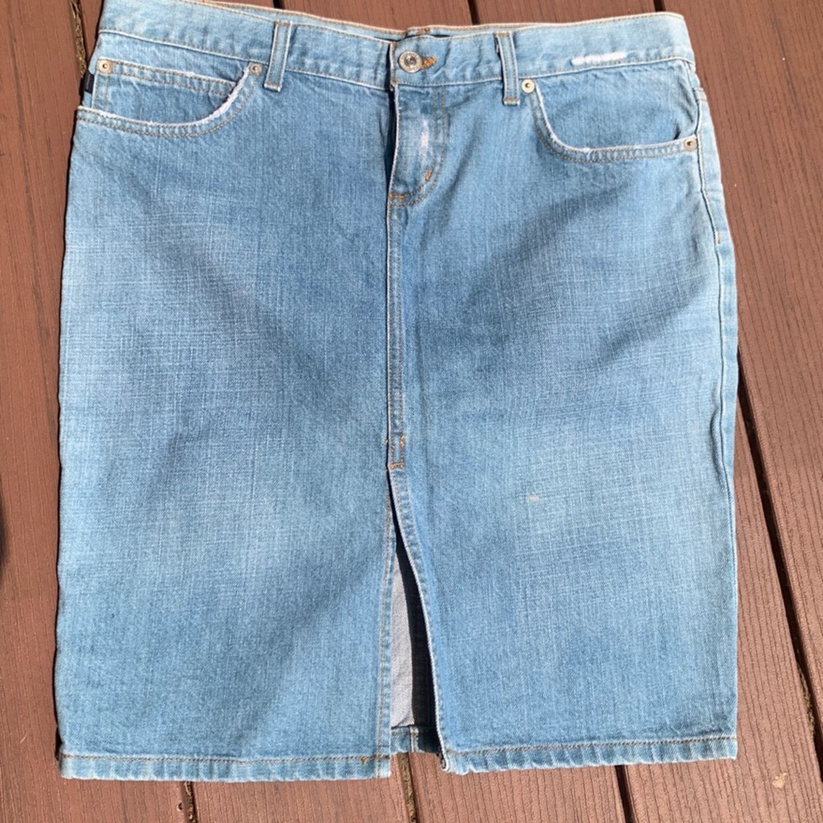 Juicy Couture Juicy Couture vintage denim skirt Size 32" / US 10 / IT 46 - 1 Thumbnail
