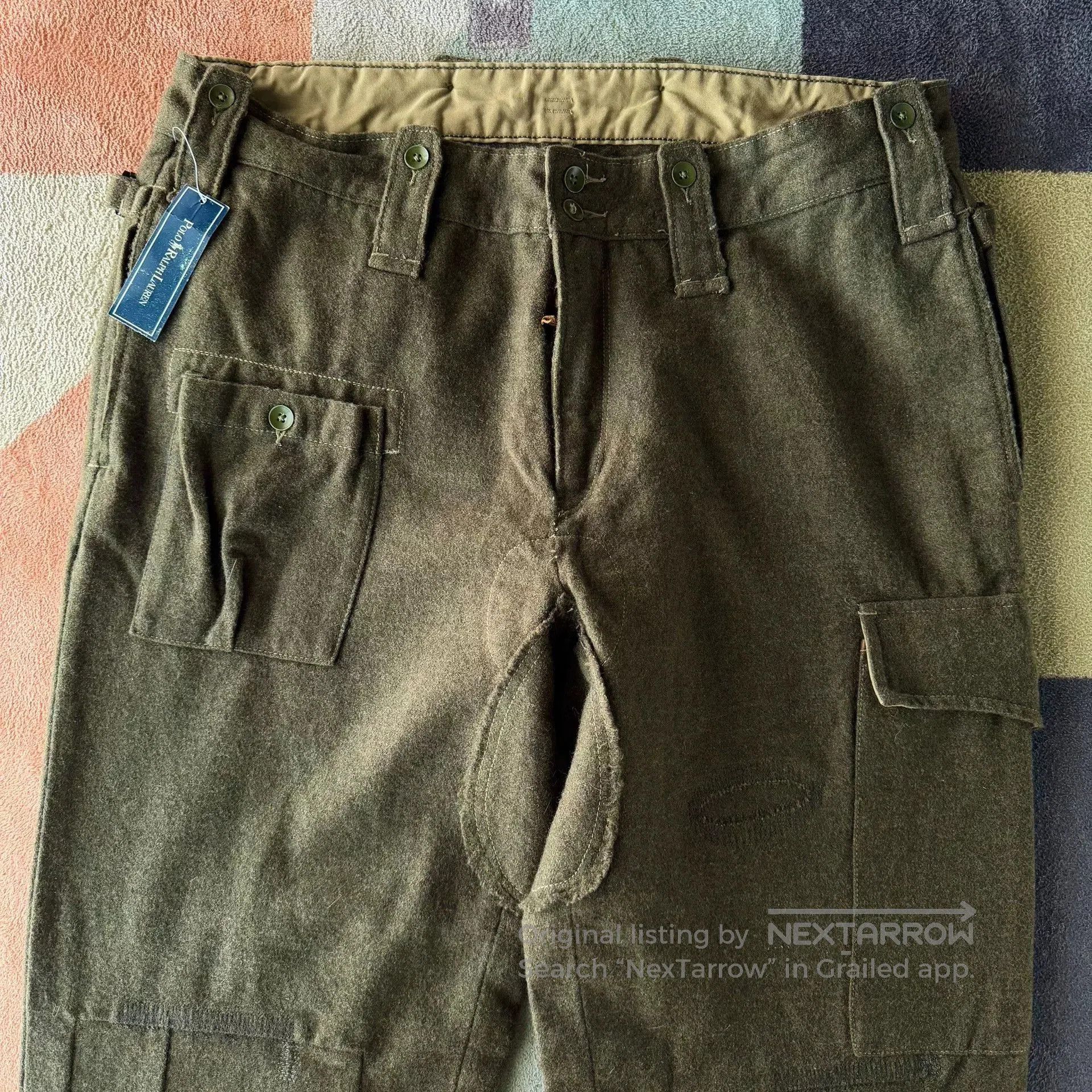 Polo Ralph Lauren Ralph Lauren Wool Cargo Pants. Size US 29 - 3 Thumbnail