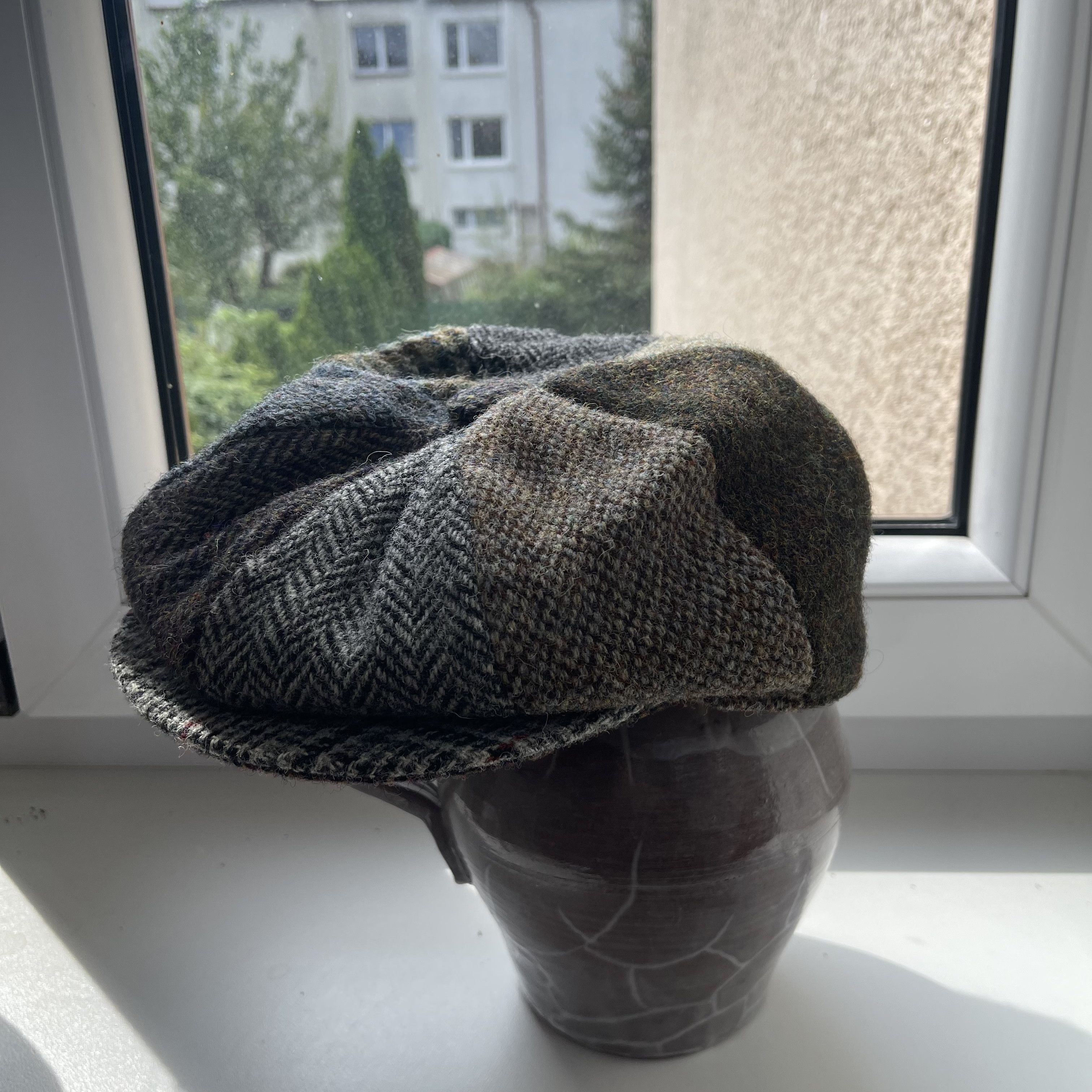 Harris Tweed × Vintage Vintage Y2K Harris Tweed Cap Streetwear Size L Size ONE SIZE - 3 Thumbnail