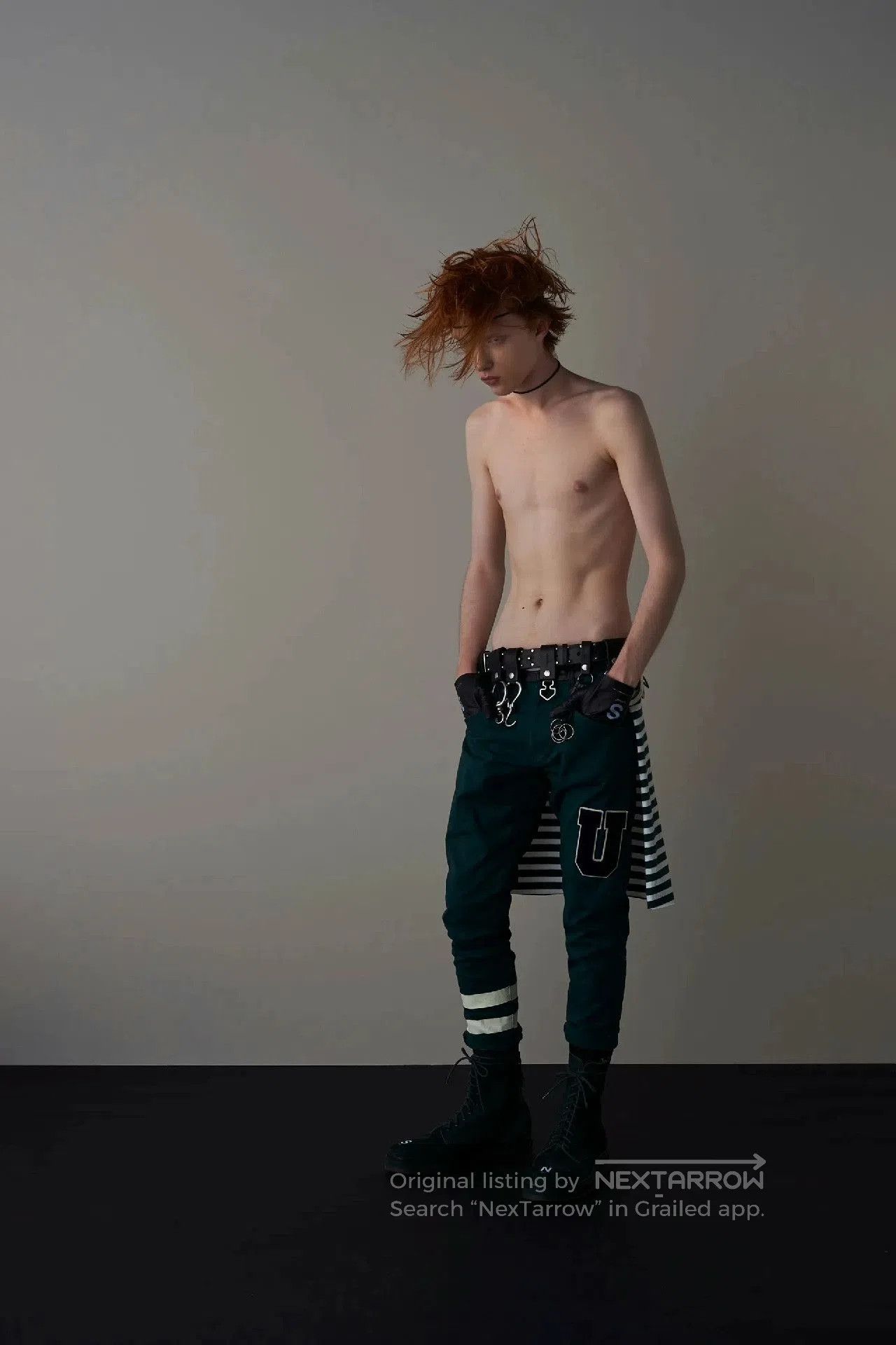Undercover Undercover 18SS Leather Accent Pants. Size US 26 / EU 42 - 3 Thumbnail