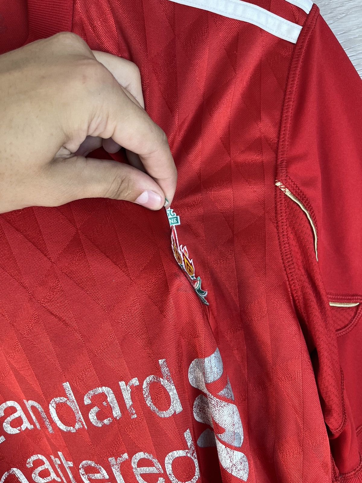 Adidas Vintage men soccer shirts Adidas FC Liverpool size L #7 SYM Size US L / EU 52-54 / 3 - 7 Thumbnail