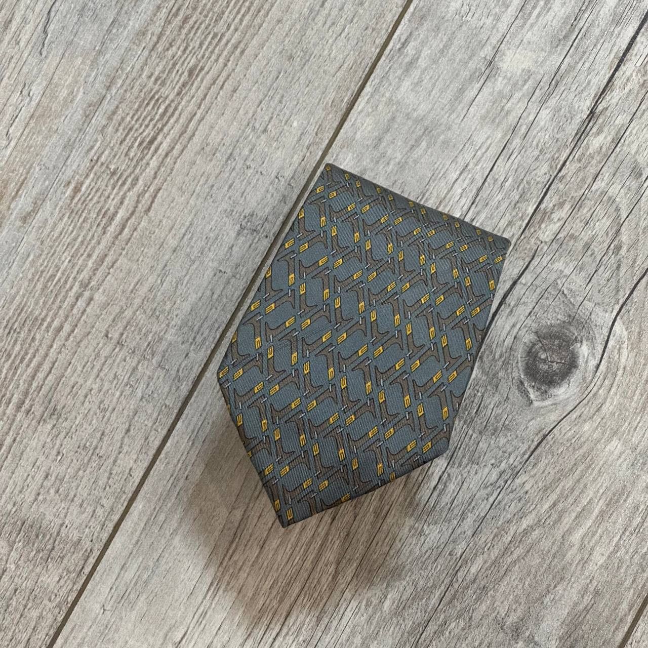Hermes Vintage Hermes Silk Tie Size ONE SIZE - 1 Thumbnail