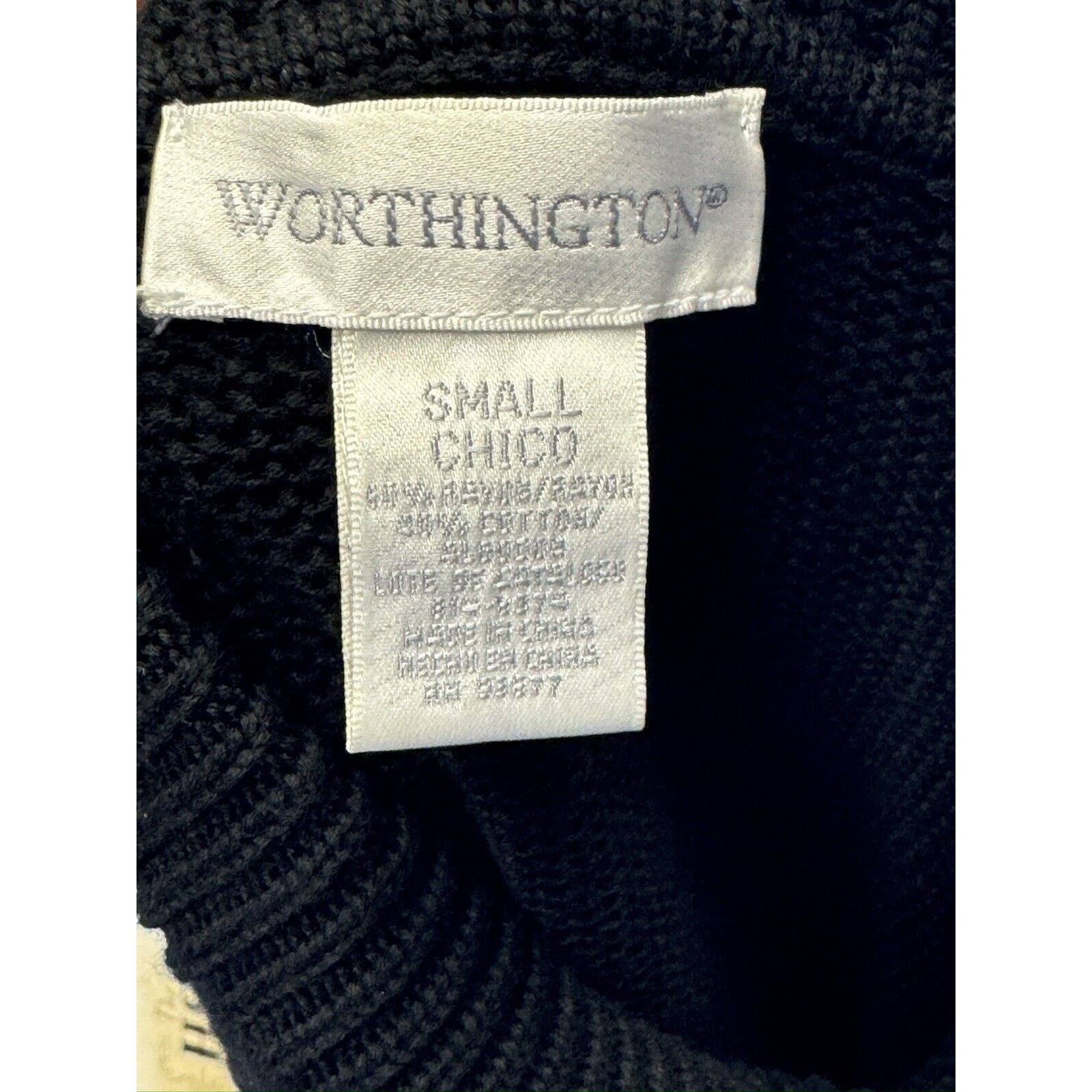 Worthington Vintage 80s Argyle Sweater Womens S Turtleneck Academia Size S / US 4 / IT 40 - 7 Thumbnail