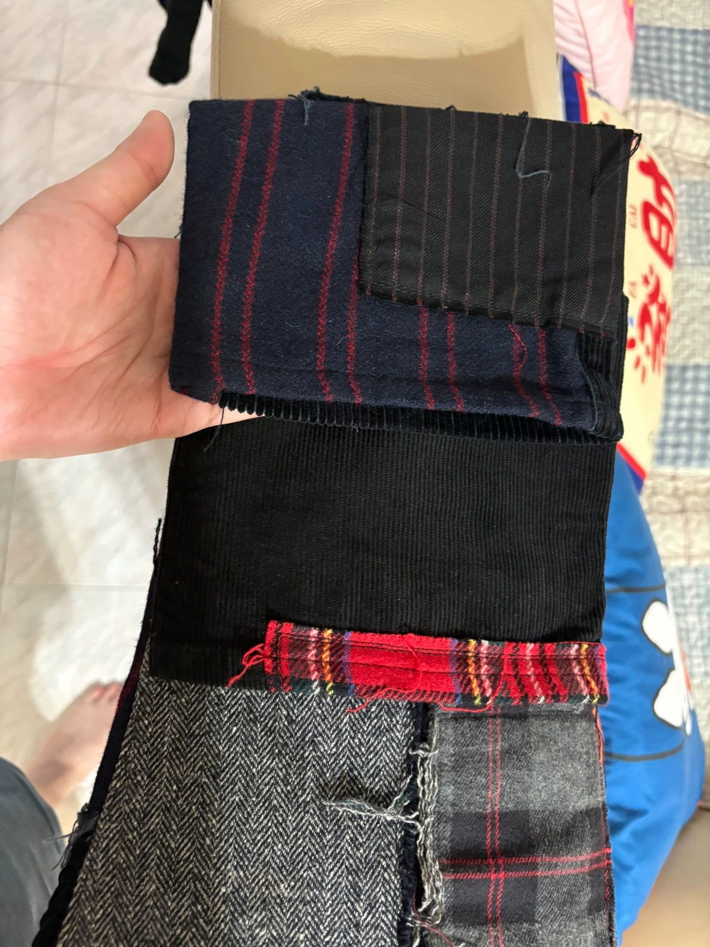 Junya Watanabe JUNYA WATANABE 14AW Corduroy Patchwork LR Pants S Size US 29 - 7 Thumbnail
