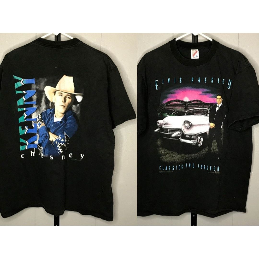 Jerzees × Vintage Vintage Elvis Presley Kenny Chesney TEST PRINT Rare Print XL Size US XL / EU 56 / 4 - 1 Thumbnail