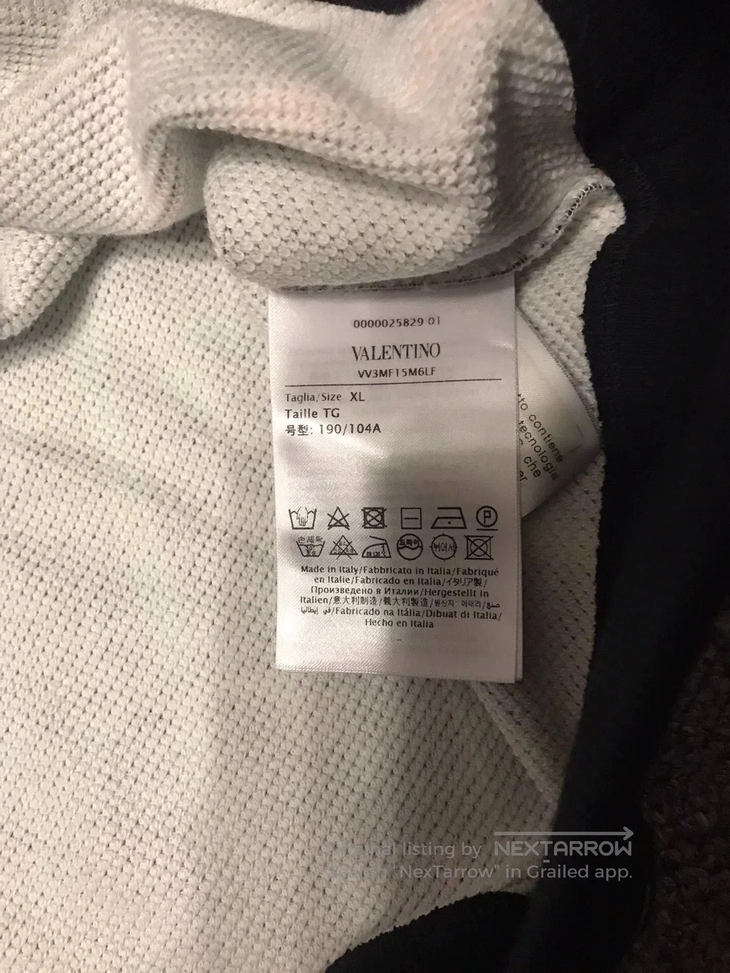Valentino Multi-Color Logo Print Long Sleeve Sweatshirt. Size US XL / EU 56 / 4 - 5 Thumbnail