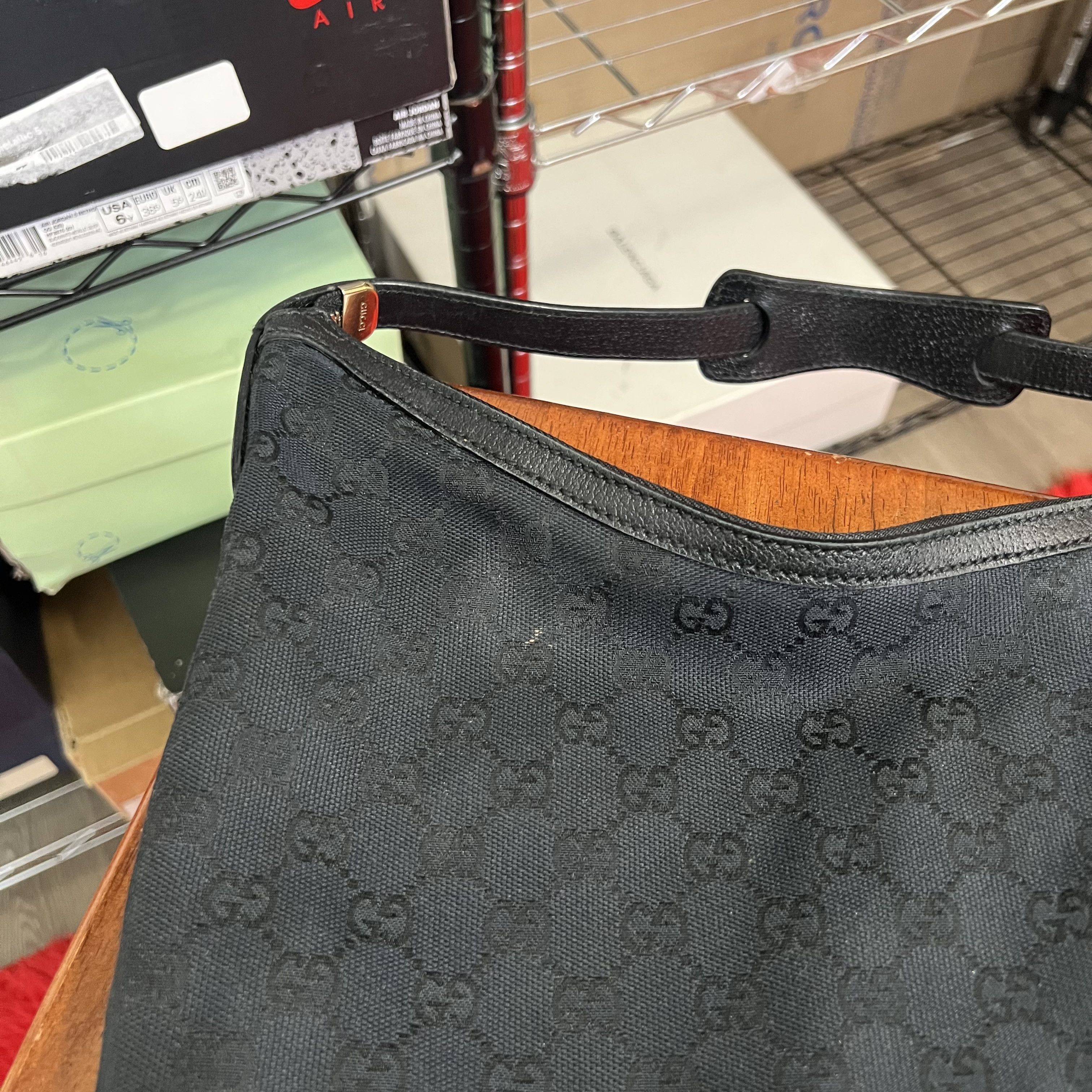 Gucci Gucci Monogram Large Princy Hobo Black Size ONE SIZE - 3 Thumbnail