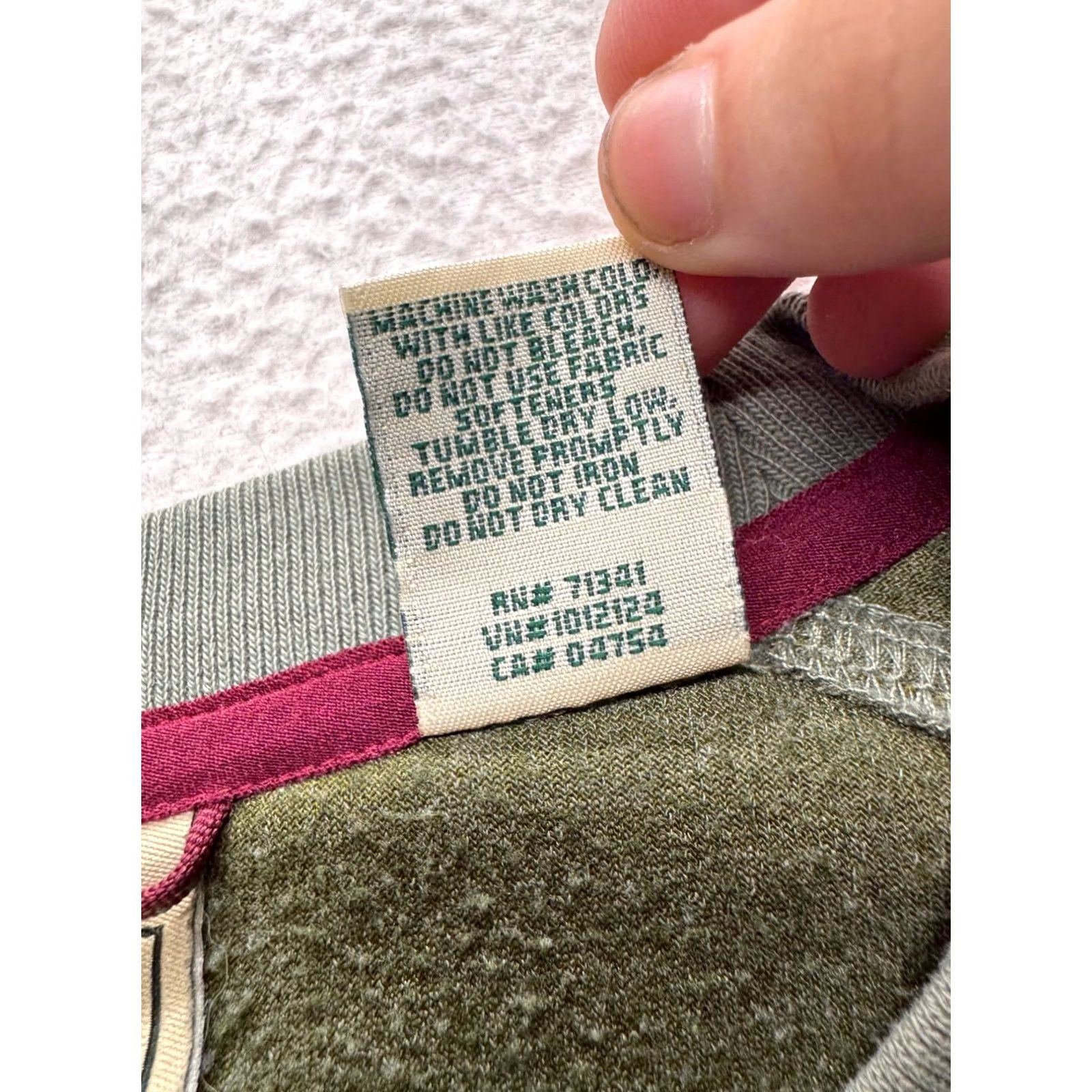 Vintage L.L.Bean Sweatshirt Pullover 3XL Tall Gray Burgundy Accents Crew Neck Raglan Sleeve Women XXXL Tall Regular Fit Size US XXL / EU 58 / 5 - 6 Thumbnail