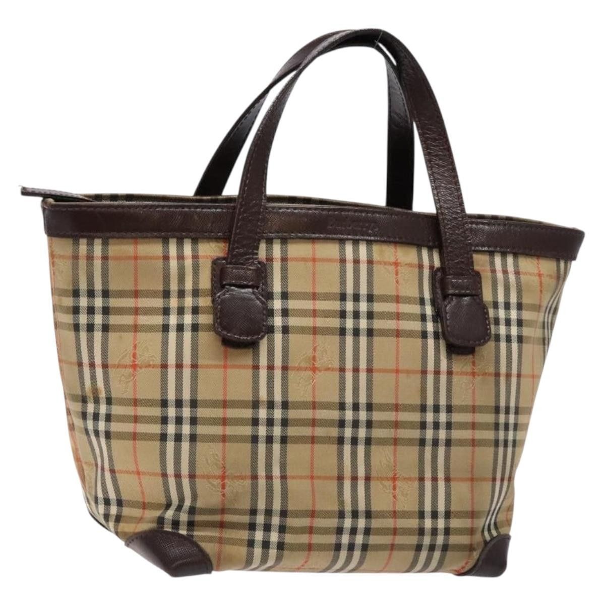 Burberry Burberry Nova Check Handbag Nova Check Canvas and leather Size ONE SIZE - 1 Thumbnail