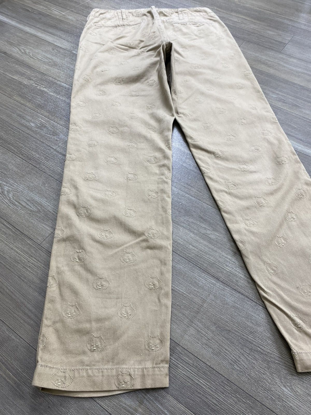 Ne-Net 2000s Ne-net Issey Miyake Full Embrodiery Logo Casual Pants Size US 28 / EU 44 - 16 Thumbnail