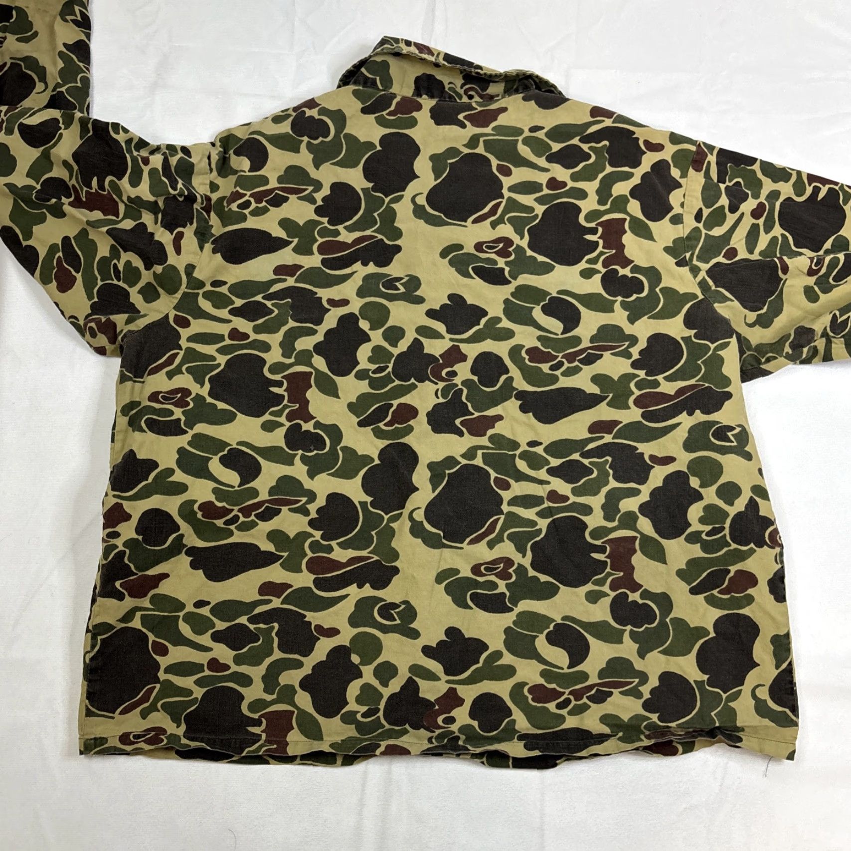 Vintage VINTAGE Black Sheep Men L Camo Button Up Hunting Shirt Flannel Shirt Size US L / EU 52-54 / 3 - 4 Thumbnail