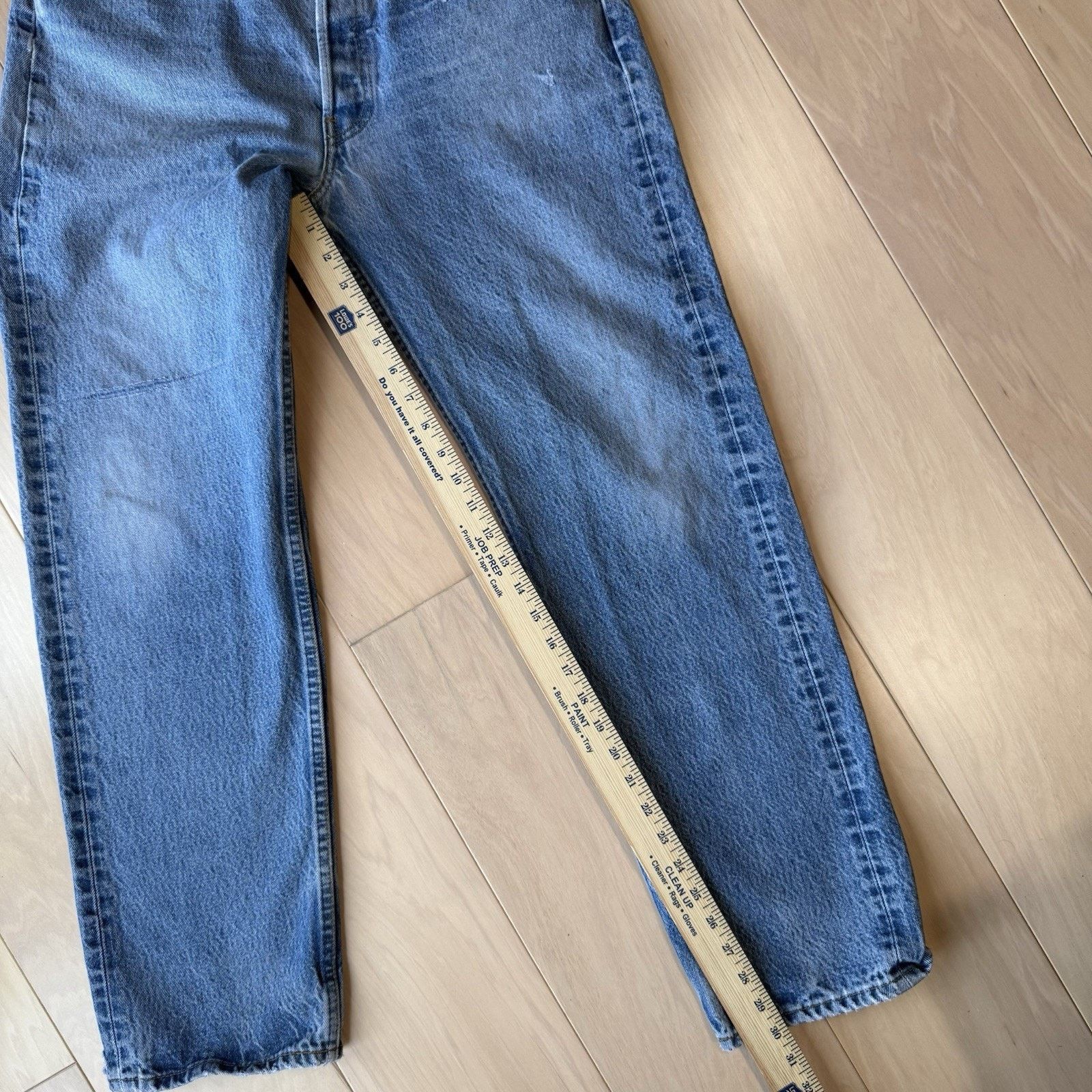 Levi's Vintage Levis 501 Jeans 33 Blue Straight 80s Denim Workwear Size US 33 - 8 Thumbnail