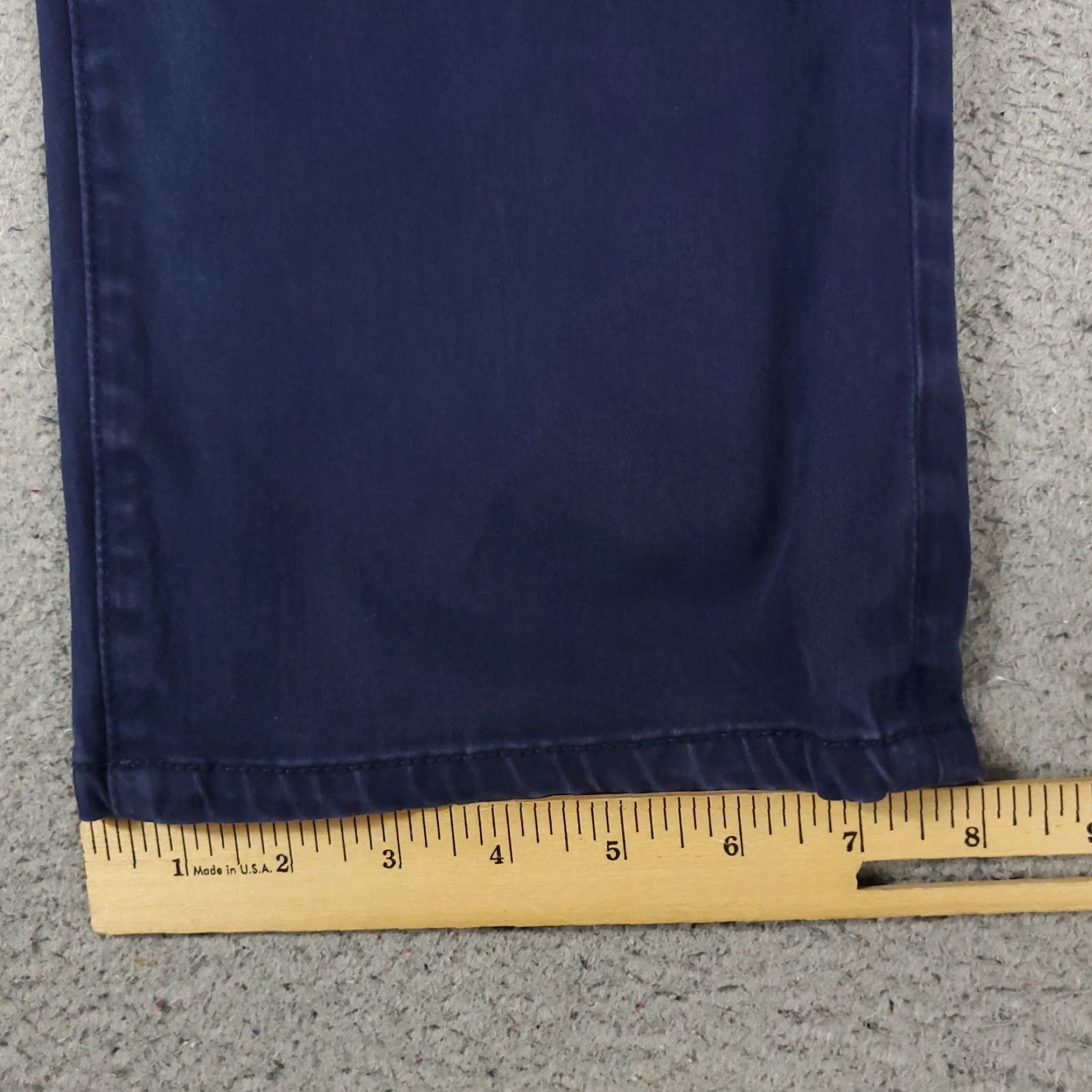 Vintage VINTAGE AG Adriano Goldschmied Men's Jeans 31x28 Blue Straight Leg Cotton Regular Fit American Classic Size US 31 - 6 Thumbnail
