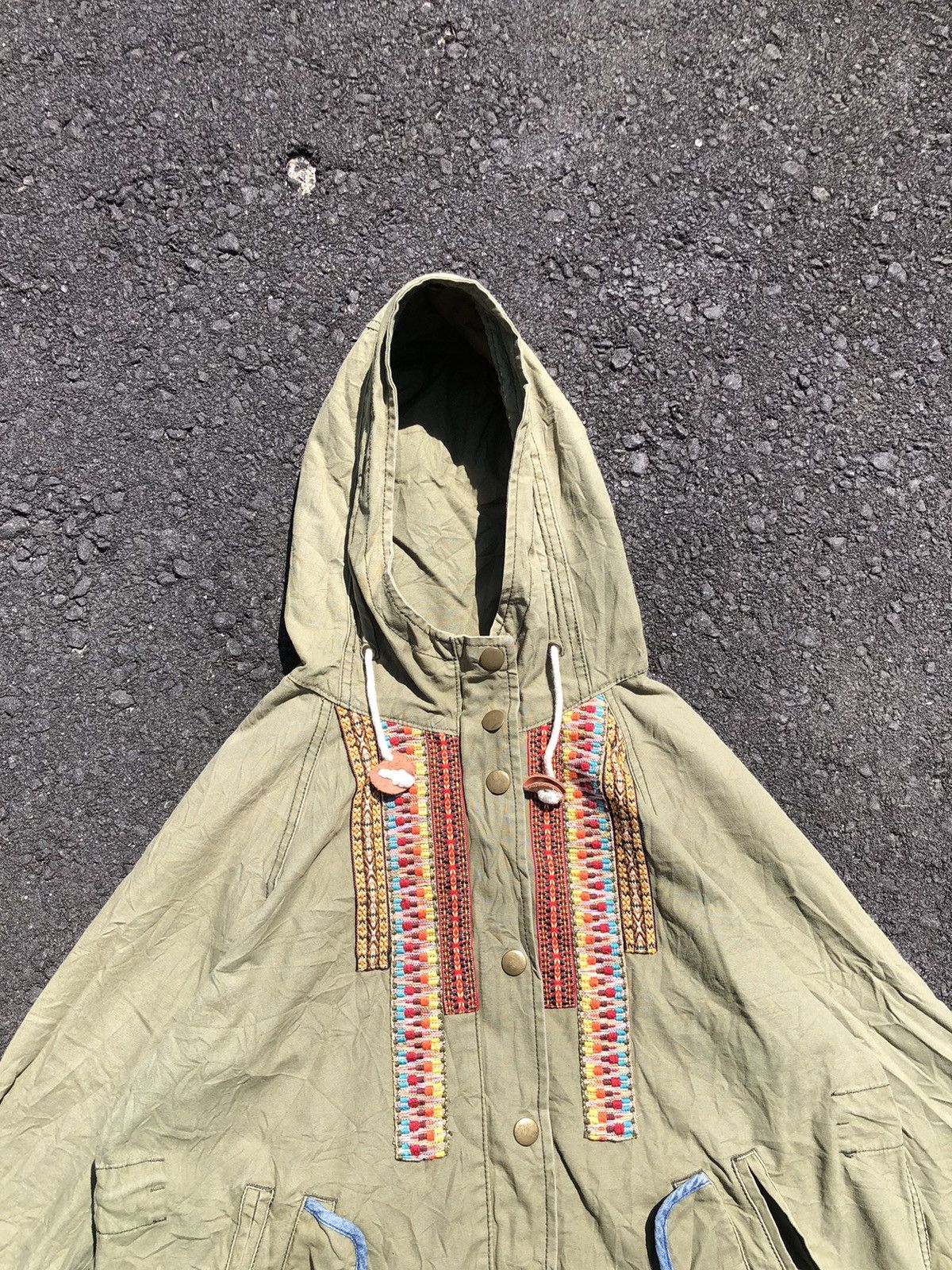 Japanese Brand Vintage 90s Titicaca Navajo Parka Hoodies Size L / US 10 / IT 46 - 5 Thumbnail