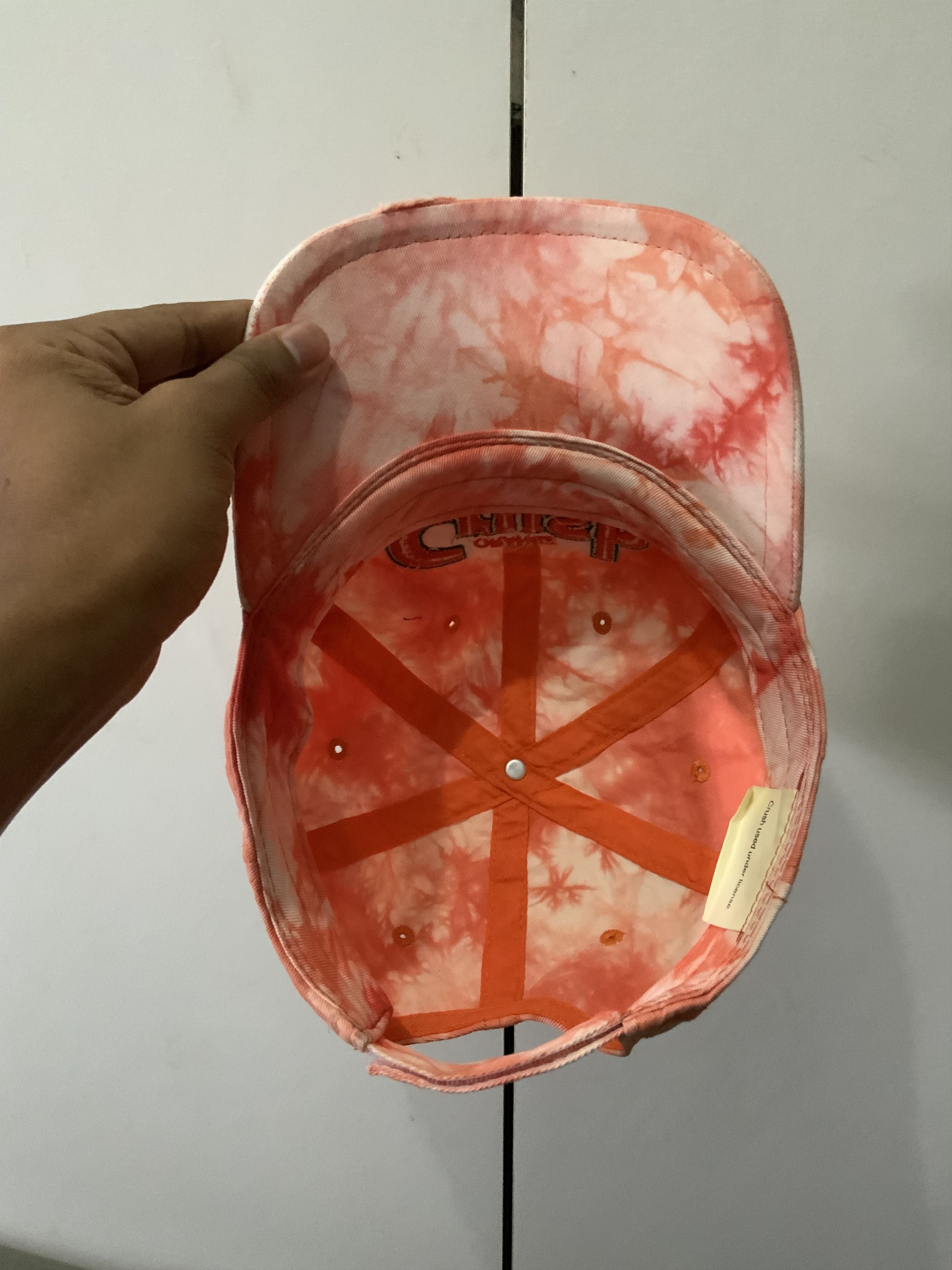 If Six Was Nine Crush Orange Tie Dye Hat Size ONE SIZE - 7 Thumbnail