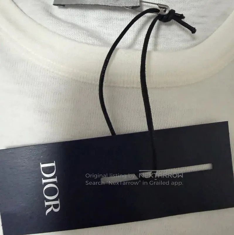Dior Dior Men's White Cotton Logo T-Shirt . Size US M / EU 48-50 / 2 - 4 Thumbnail