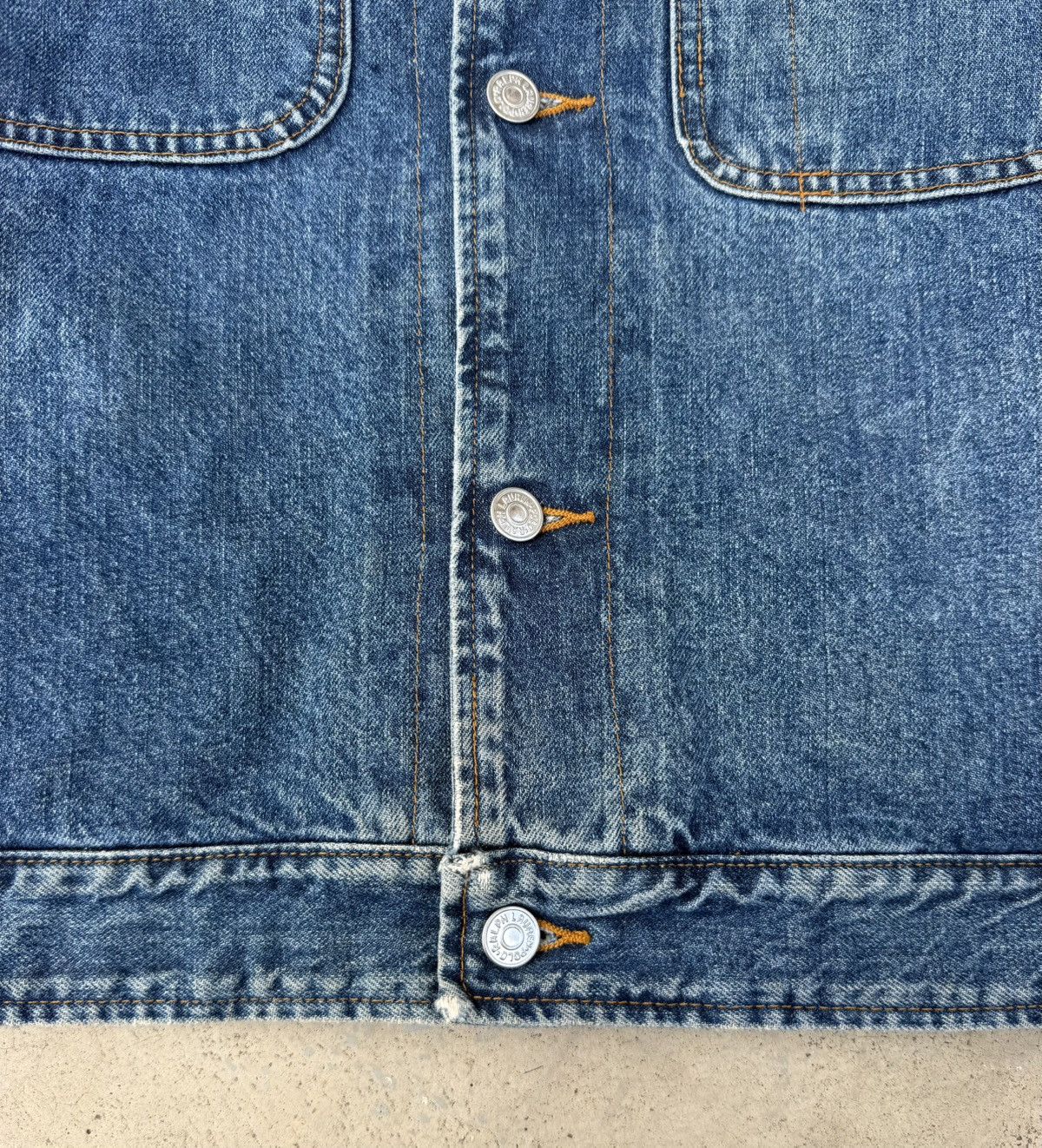Polo Ralph Lauren Vintage Polo Ralph Lauren Denim Work Jacket Plaid Lining Size US L / EU 52-54 / 3 - 9 Thumbnail